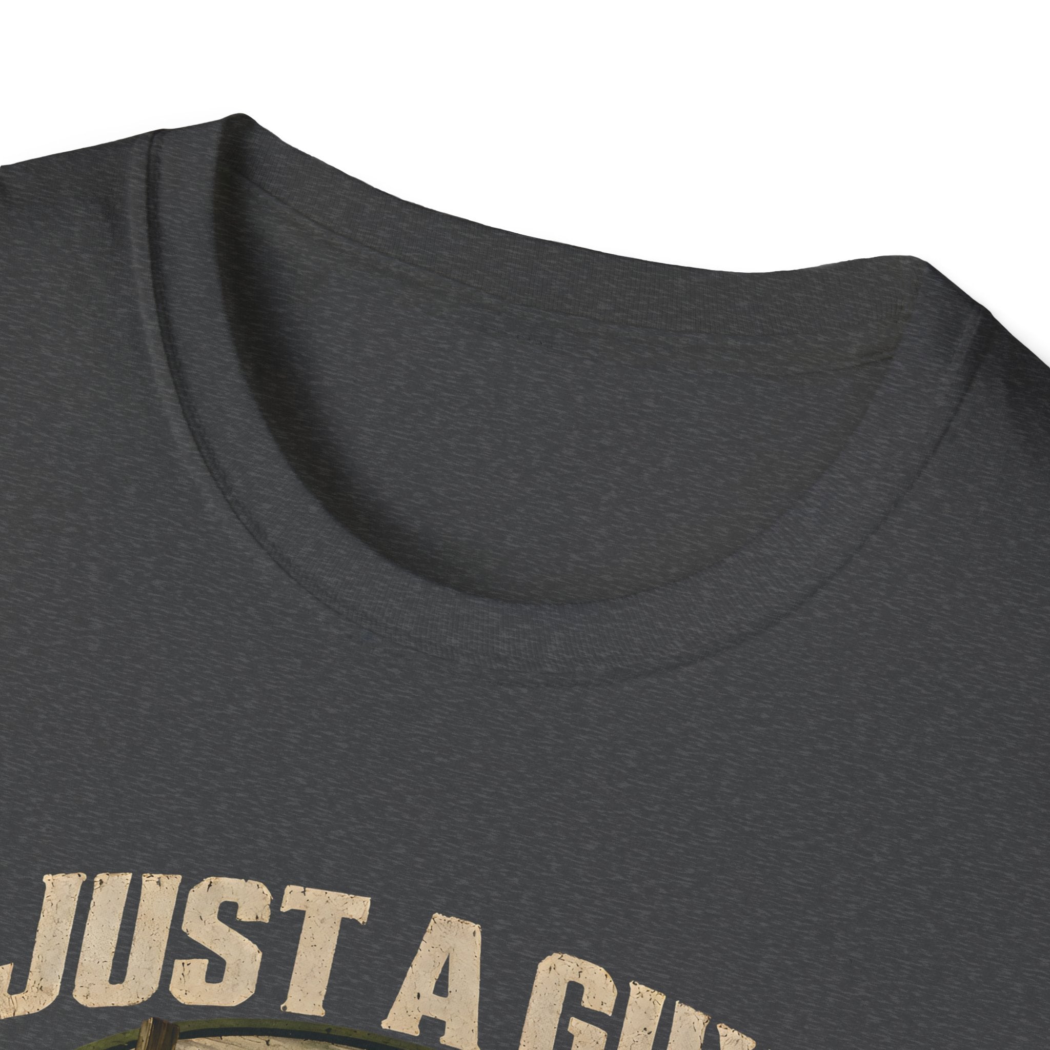 Just A Guy Who Loves Jesus And Gardening Gildan Christian T-Shirt for Men | Faith Based Gardening Shirt | Gardener Gift Tee
