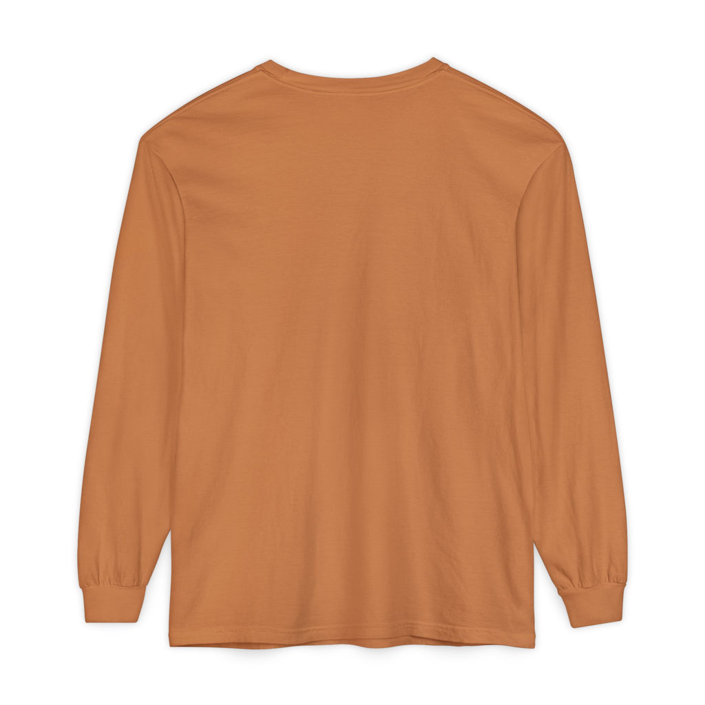 Walk by Faith, Not By Sight Comfort Colors Unisex Long Sleeve Shirt | Faith Mountain Graphic Tee | Garment Dyed Cotton
