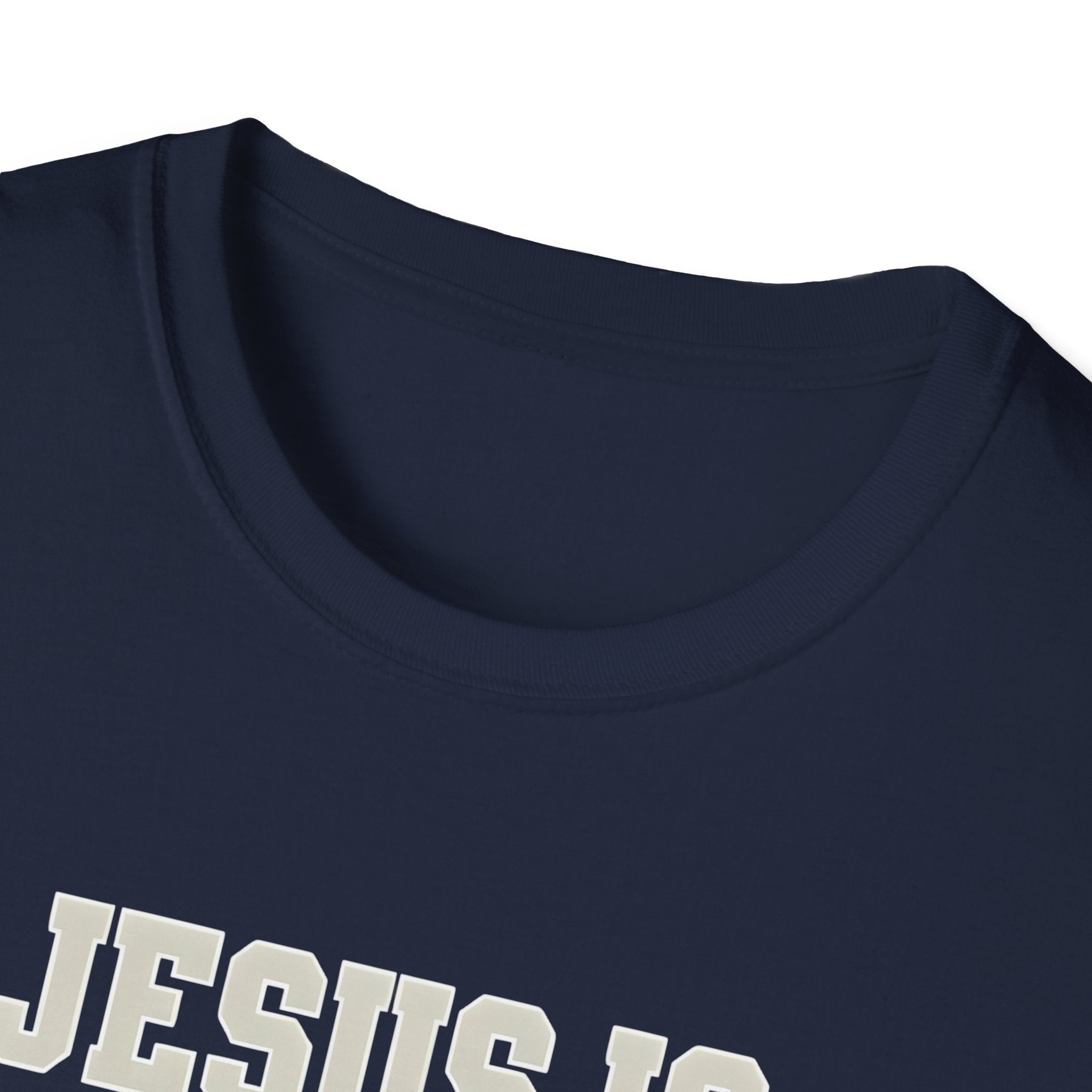 Jesus is King Unisex Gildan Softstyle T-Shirt | Christian Faith Apparel | Christian Gifts