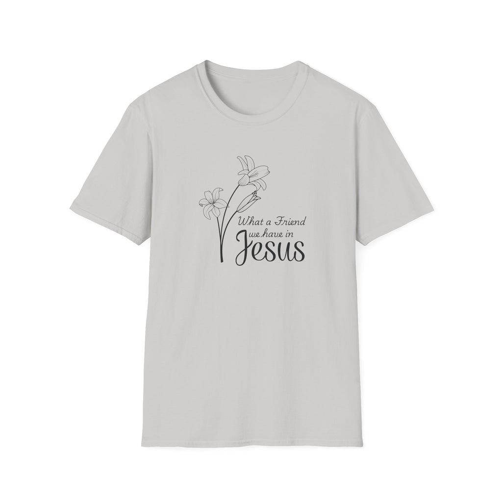 What a Friend We Have in Jesus Gildan Christian T-Shirt |  Faith Graphic Tee | Christian Gifts
