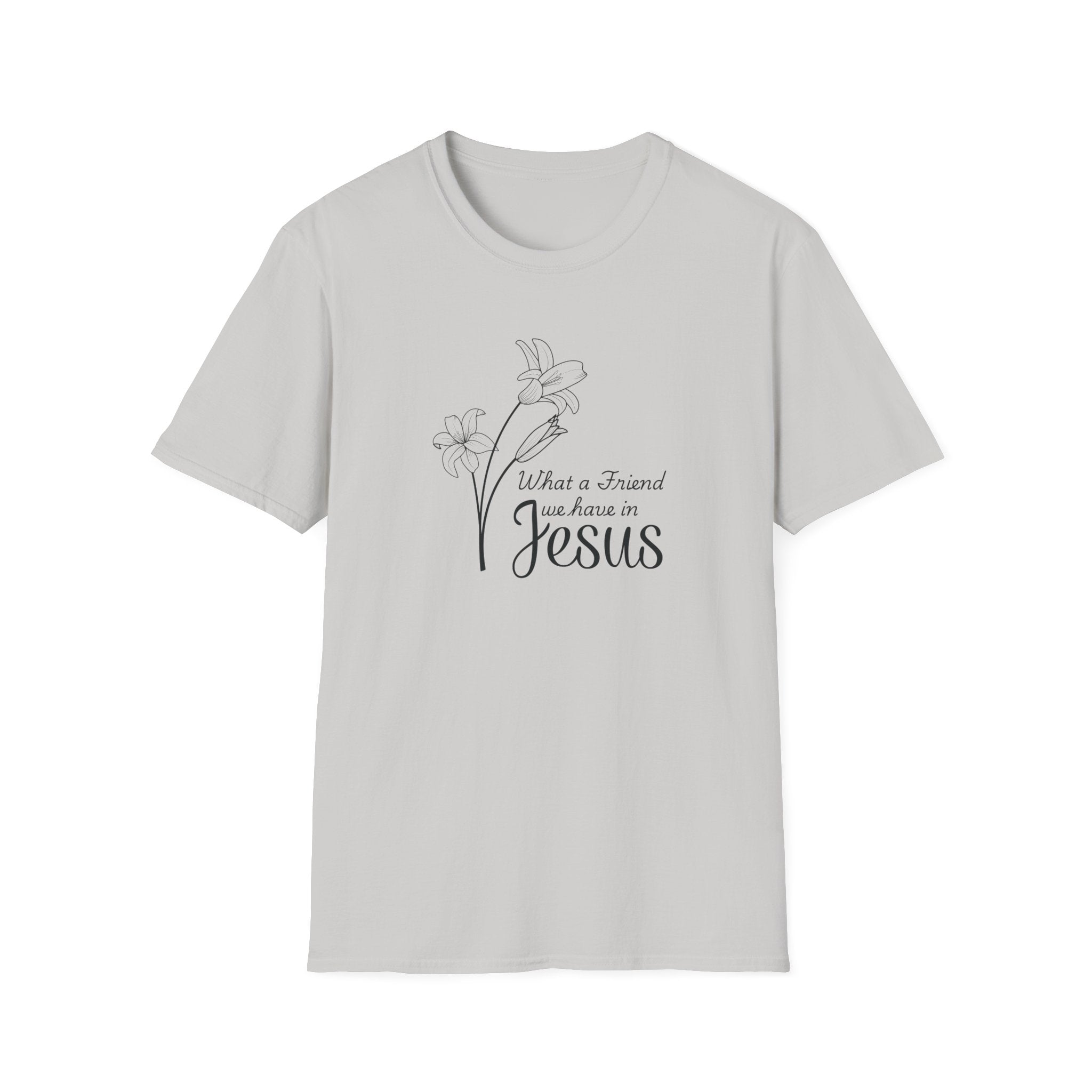 What a Friend We Have in Jesus Gildan Christian T-Shirt |  Faith Graphic Tee | Christian Gifts