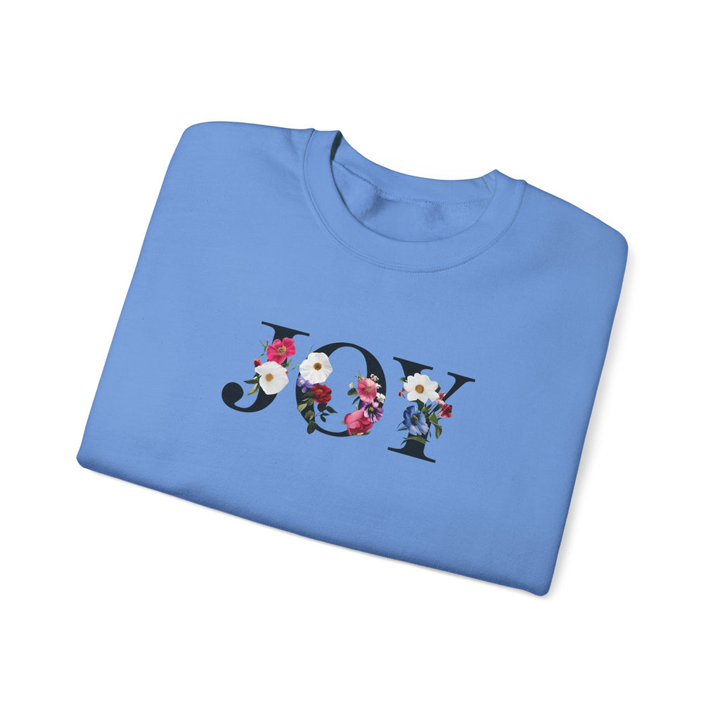 JOY Christian Gildan Unisex Crewneck Sweatshirt | Faith Top | Christian Gift