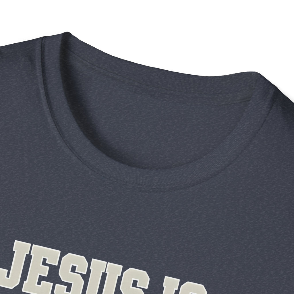 Jesus is King Unisex Gildan Softstyle T-Shirt | Christian Faith Apparel | Christian Gifts