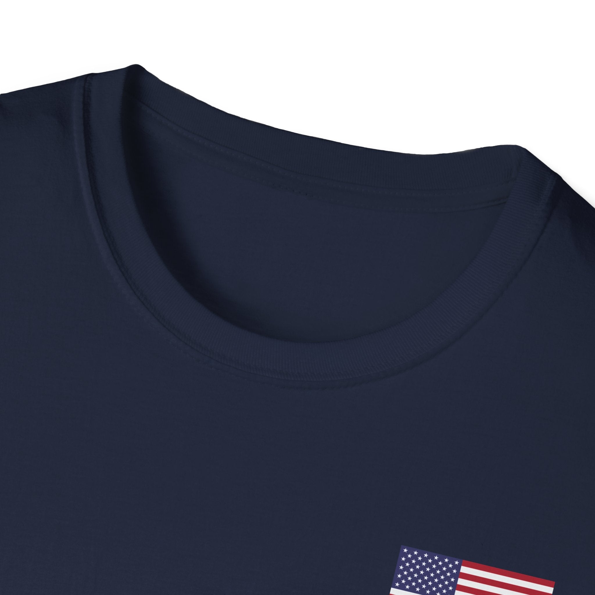 Back the Red, White, and Blue Gildan Softstyle Unisex Tshirt