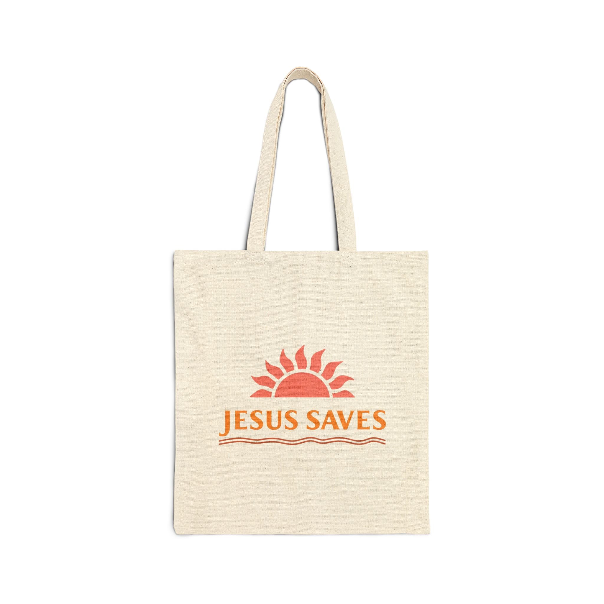 Christian Tote Bag for Women Jesus Saves Canvas Faith Bag Religious Gift Idea