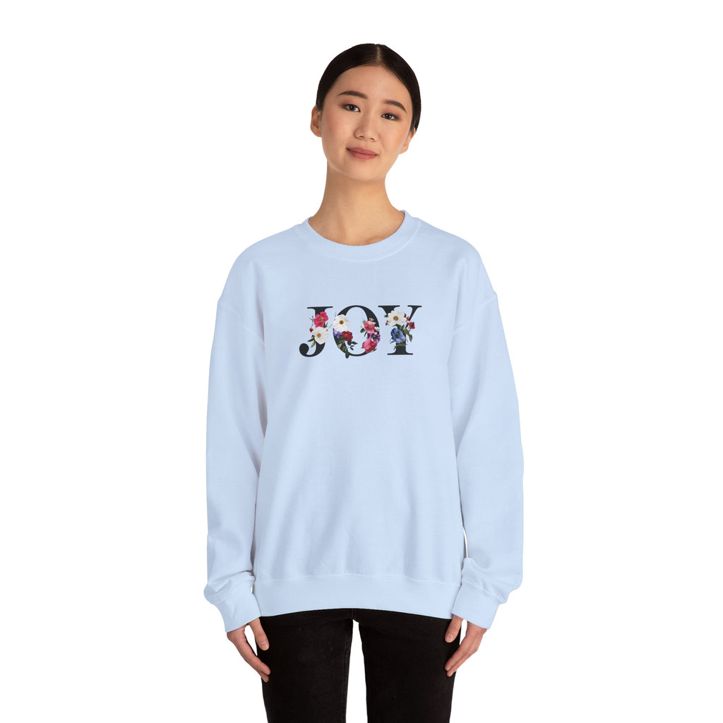 JOY Christian Gildan Unisex Crewneck Sweatshirt | Faith Top | Christian Gift