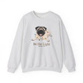 Be the Light Christmas Pug Unisex Gildan Sweatshirt | Christian Crewneck Holiday Gift