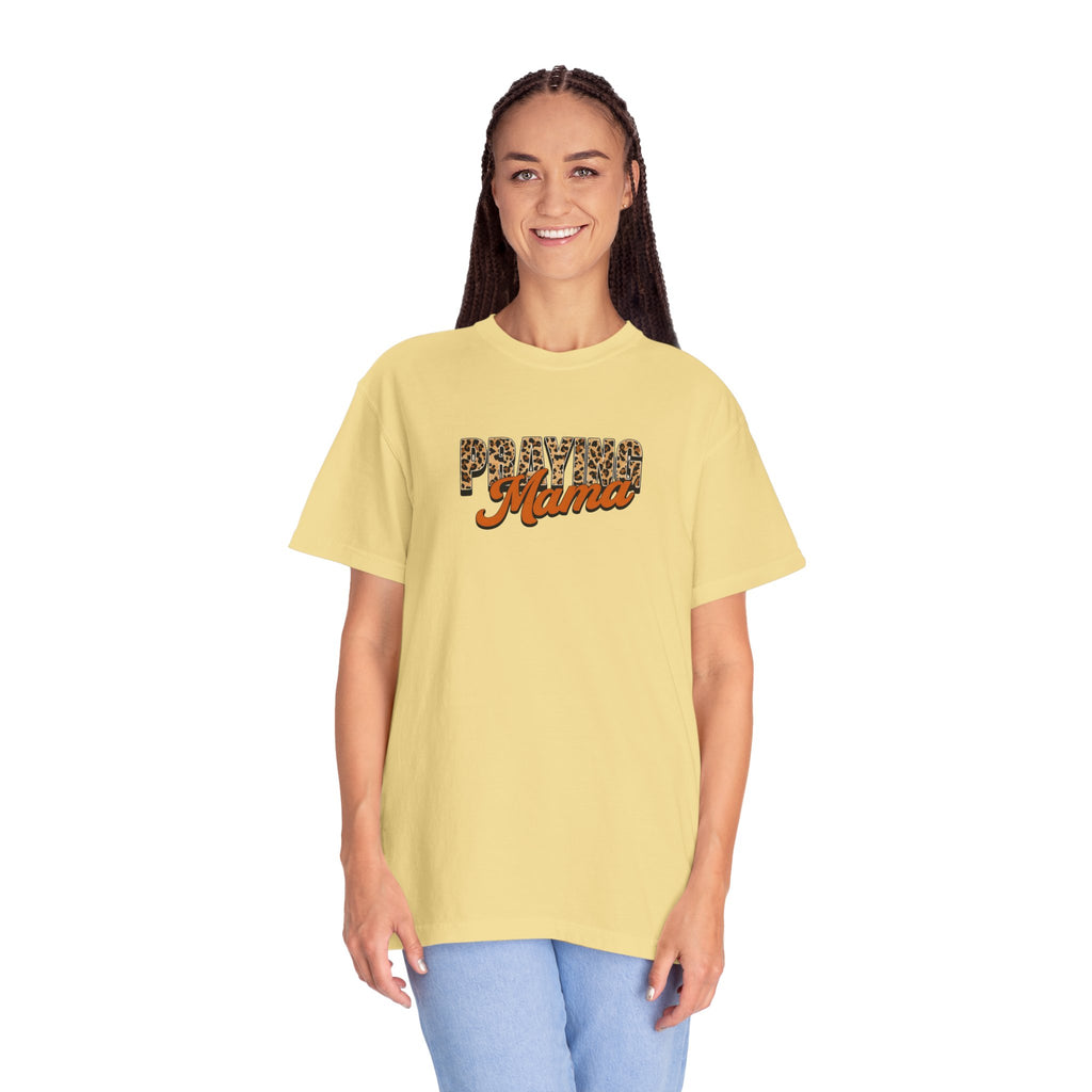 Praying Mama Comfort Colors Unisex Garment-Dyed Christian Tshirt | Cozy Casual Christian Gift | S-4XL