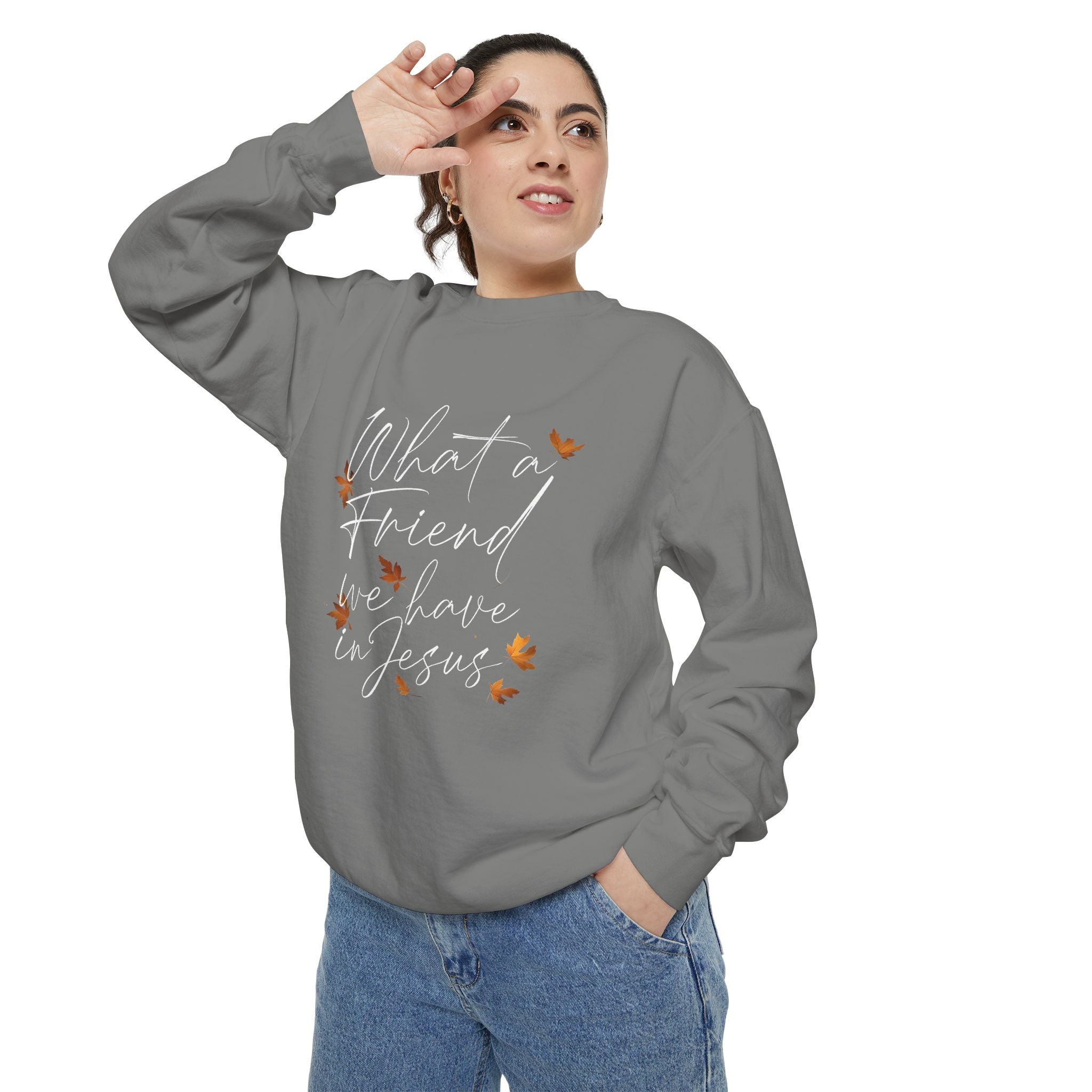 What a Friend We Have in Jesus Sweatshirt | Christian Unisex Pullover | Faith