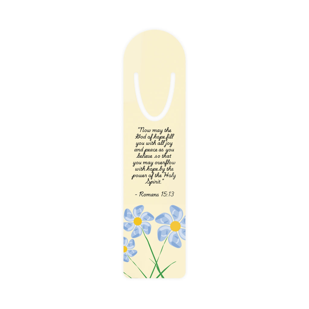 Romans 15:13 Christian Scripture Bookmark | Aluminum  Bookmark | Christian Gift