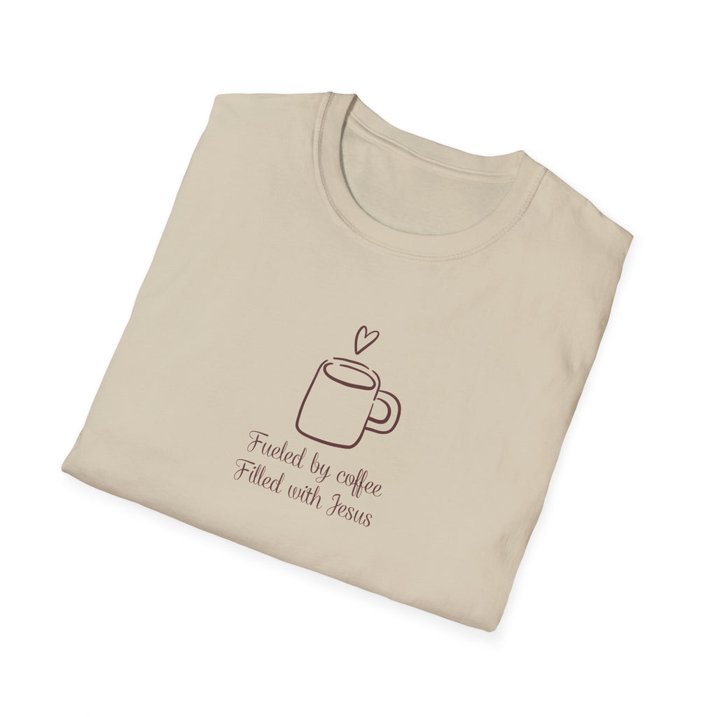 Christian Coffee and Jesus Gildan Unisex Tshirt | Faith Based Graphic Tee | Christian Gift