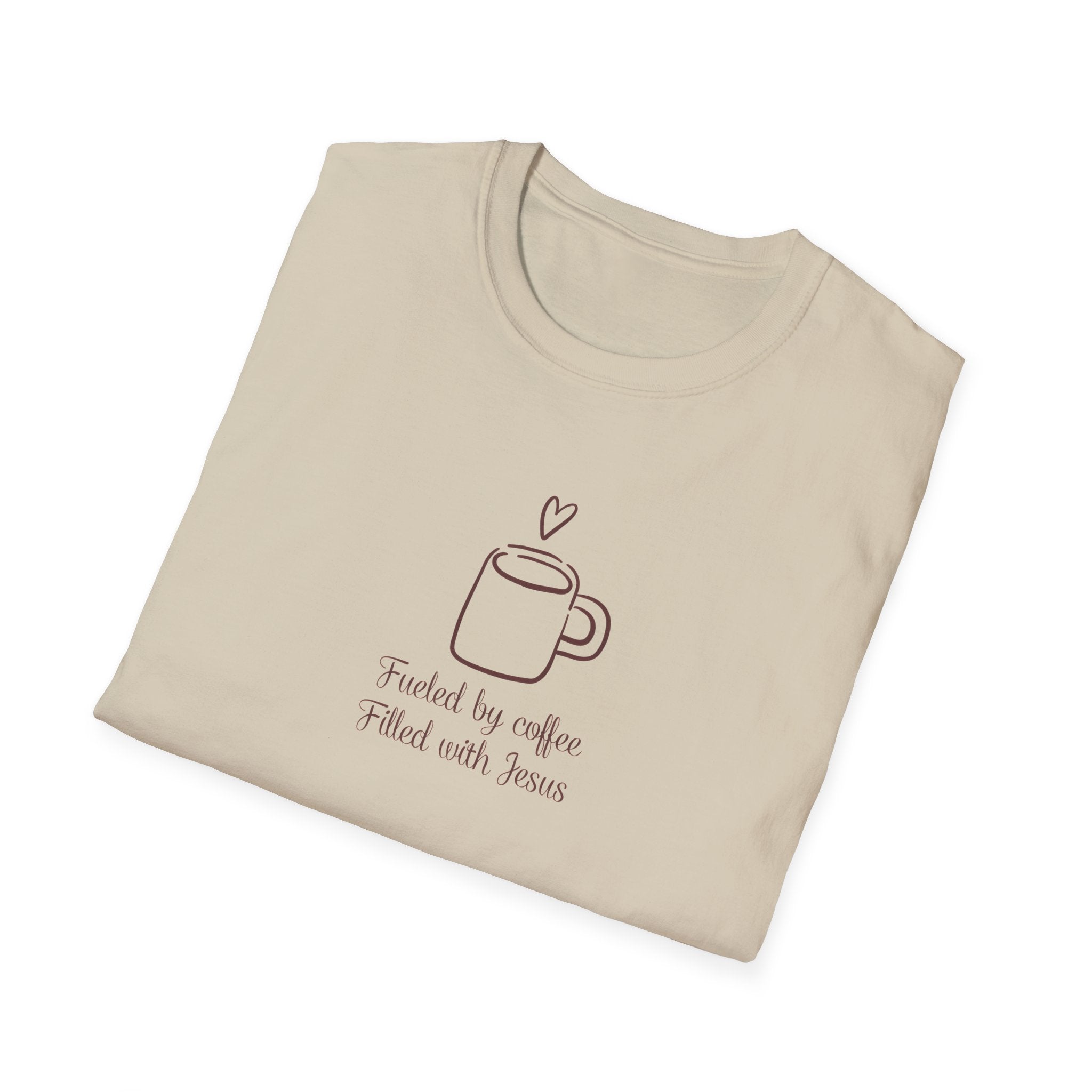 Christian Coffee and Jesus Gildan Unisex Tshirt | Faith Based Graphic Tee | Christian Gift