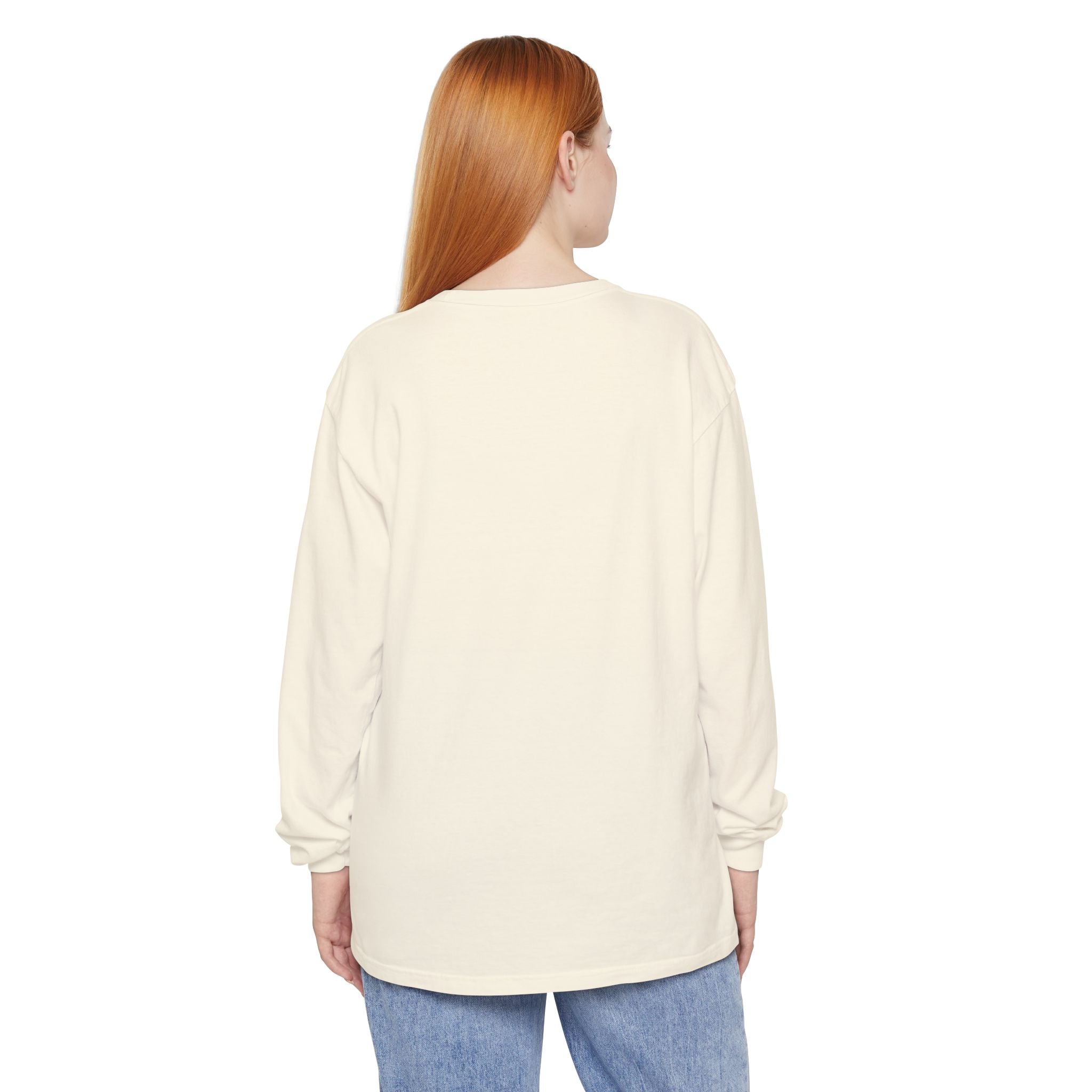 Jesus Comfort Colors Christian Long Sleeve Shirt | Faith Graphic Tee | Garment Dyed Cotton