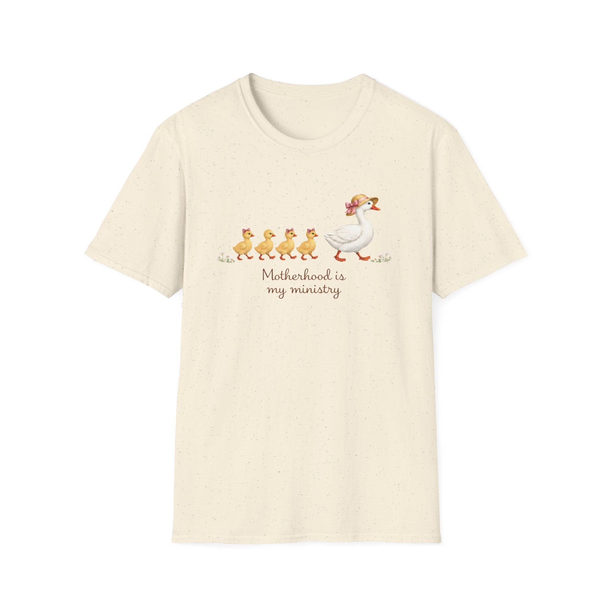 Motherhood Is My Ministry Gildan Softstyle Unisex Tee | Christian Mom T-Shirt