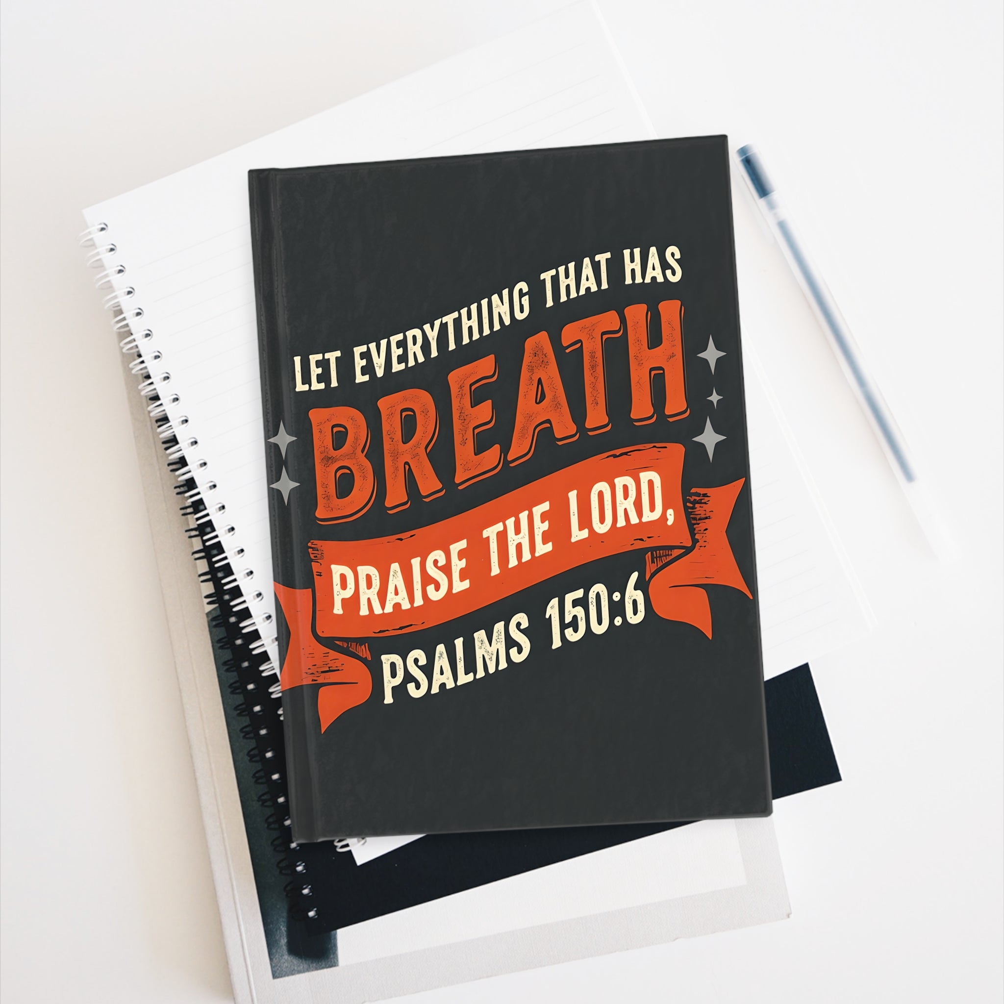 Praise the Lord Christian Journal | Psalms 150:6 Notebook | Faith-Based Gift for Women & Teens