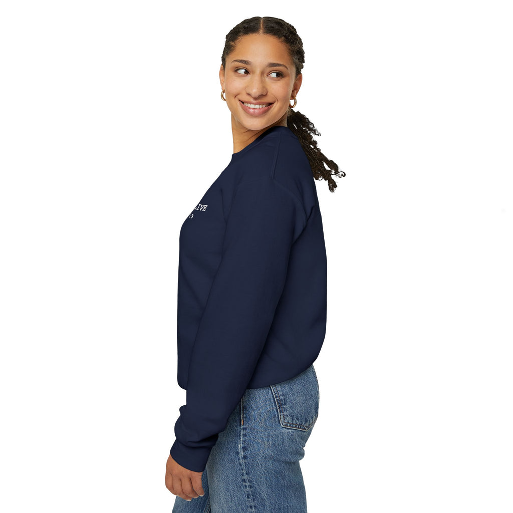 Hope is Alive Embroidered Gildan Unisex Crewneck Sweatshirt | Christian Gift |