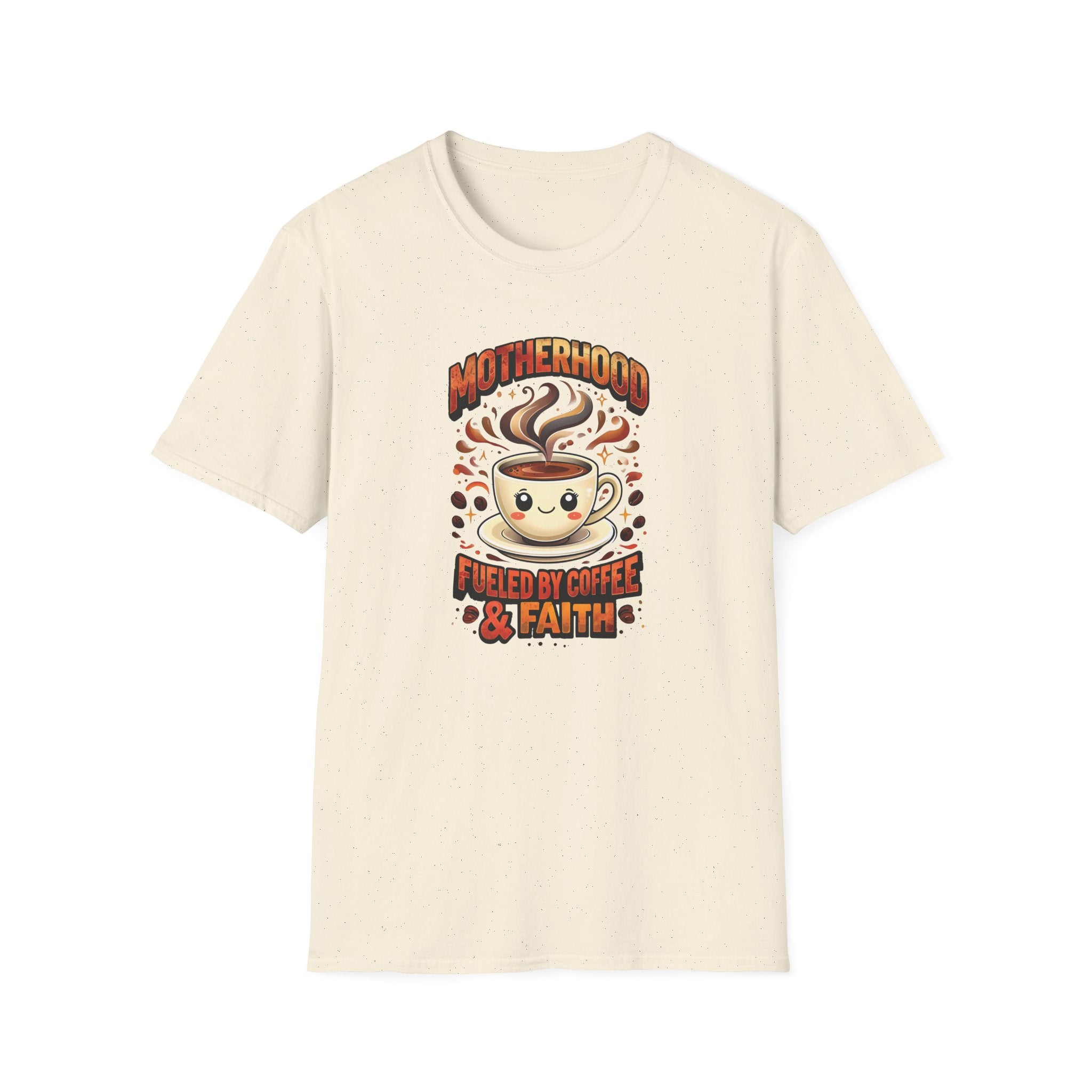 Motherhood Fueled By Coffee & Faith Gildan tshirt | Christian Mom Shirt and gift