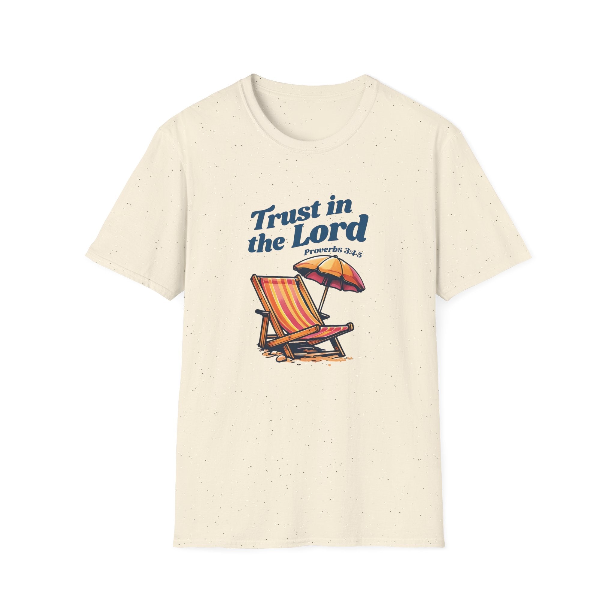 Trust in the Lord Gildan Christian T-Shirt | Beach Graphic Tee | Jesus Shirt | Faith Apparel