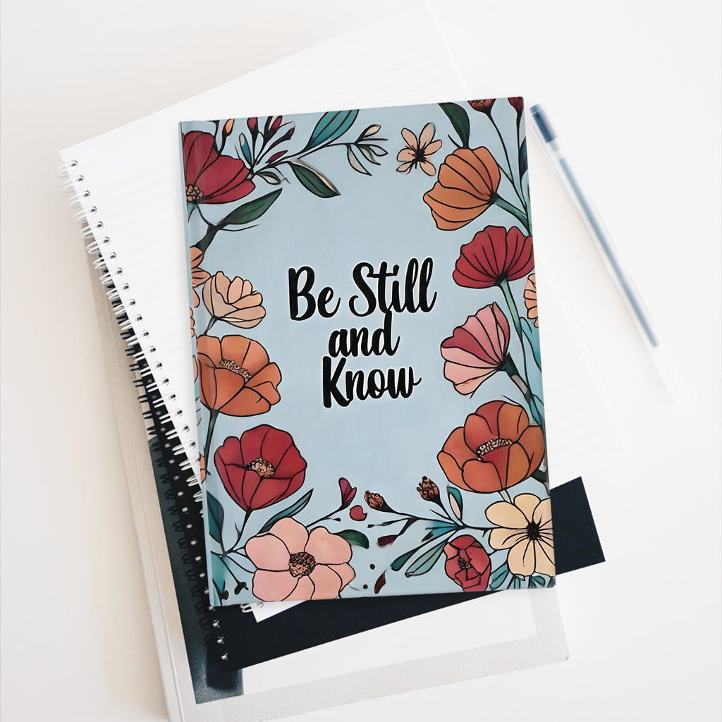 Be Still and Know Christian Journal | Prayer Journal | Sermon Notes | Christian Scripture Gift