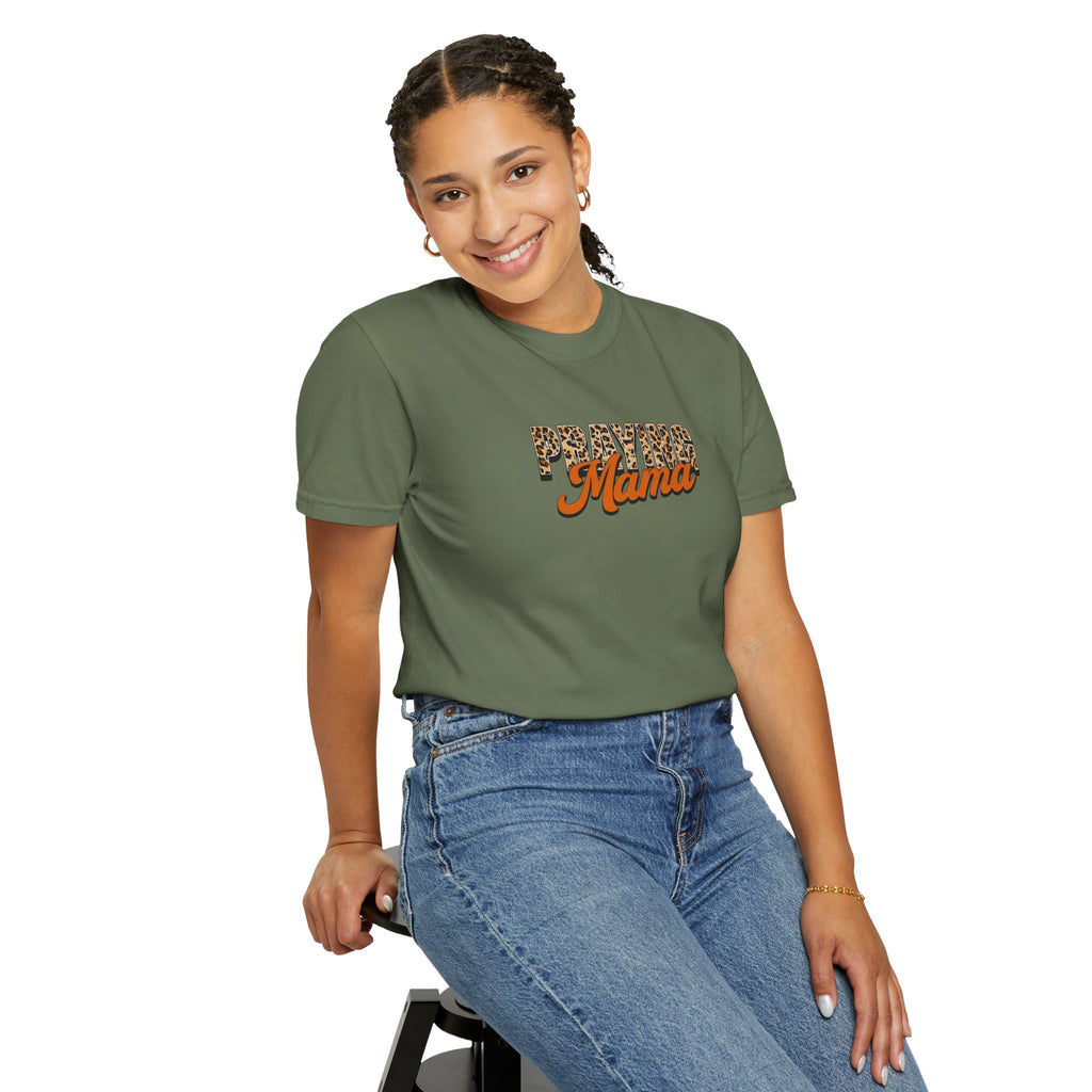 Praying Mama Comfort Colors Unisex Garment-Dyed Christian Tshirt | Cozy Casual Christian Gift | S-4XL