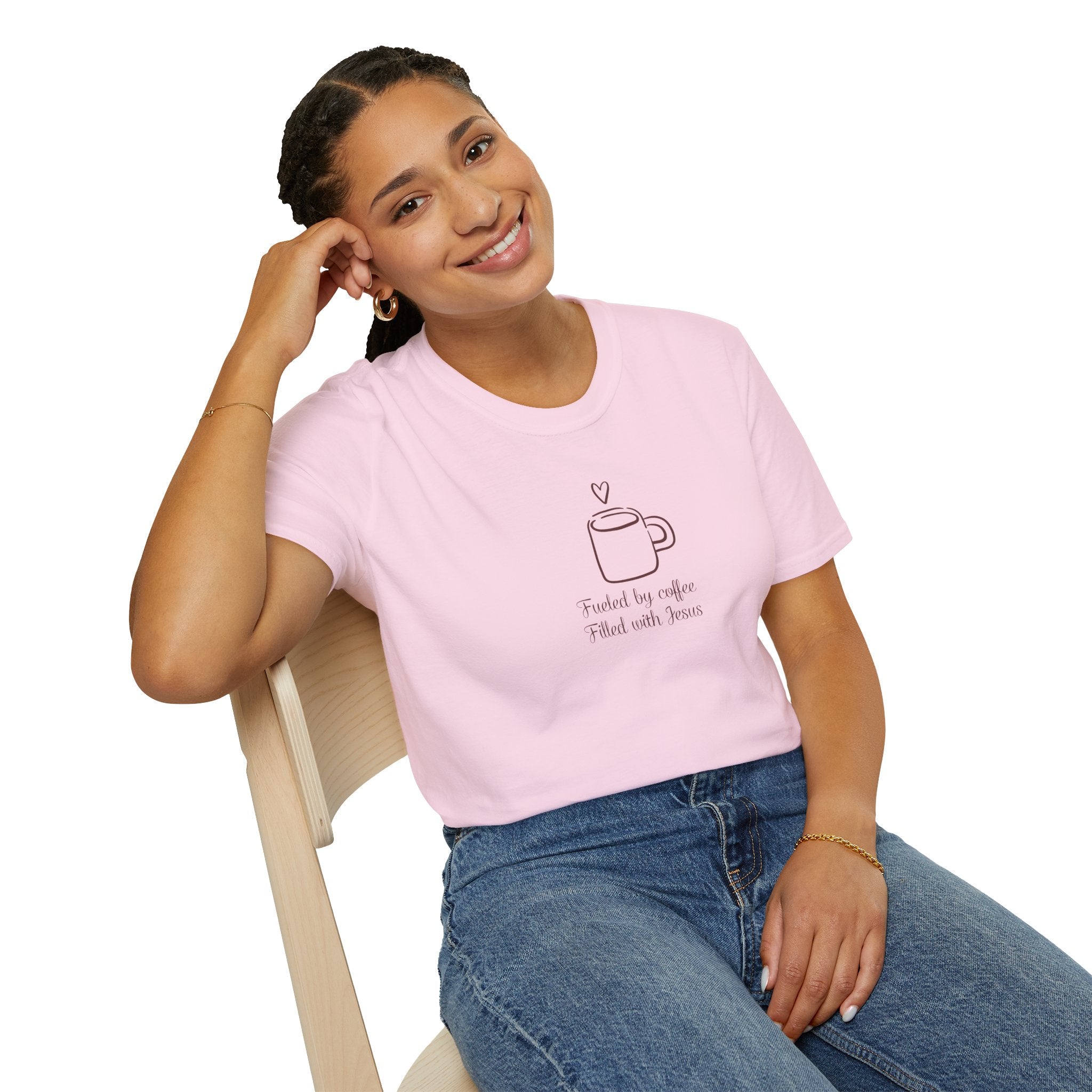 Christian Coffee and Jesus Gildan Unisex Tshirt | Faith Based Graphic Tee | Christian Gift