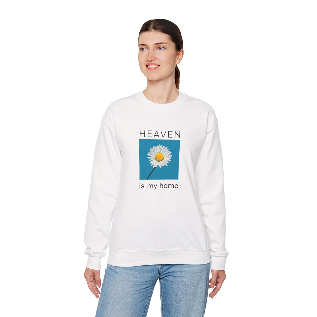 Heaven Is My Home Christian Gildan Sweatshirt | Faith-Based Unisex Crewneck Gift