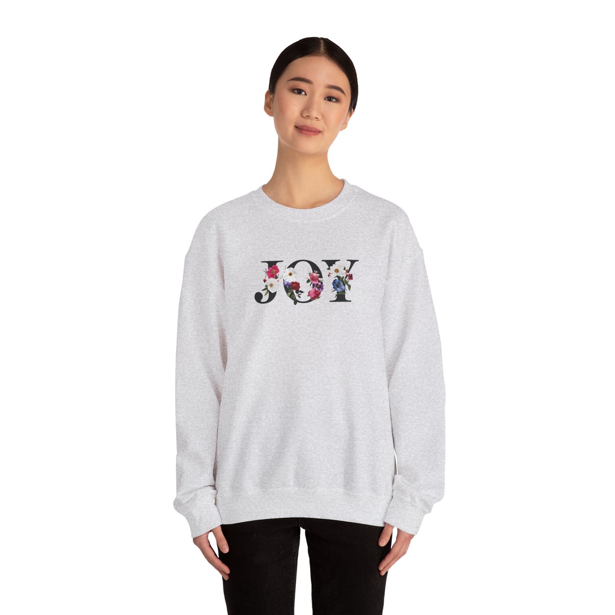 JOY Christian Gildan Unisex Crewneck Sweatshirt | Faith Top | Christian Gift