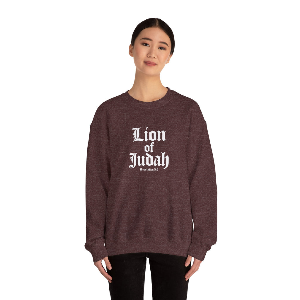Lion of Judah Christian Gildan Unisex Sweatshirt | Crewneck Pullover | Christian Gift