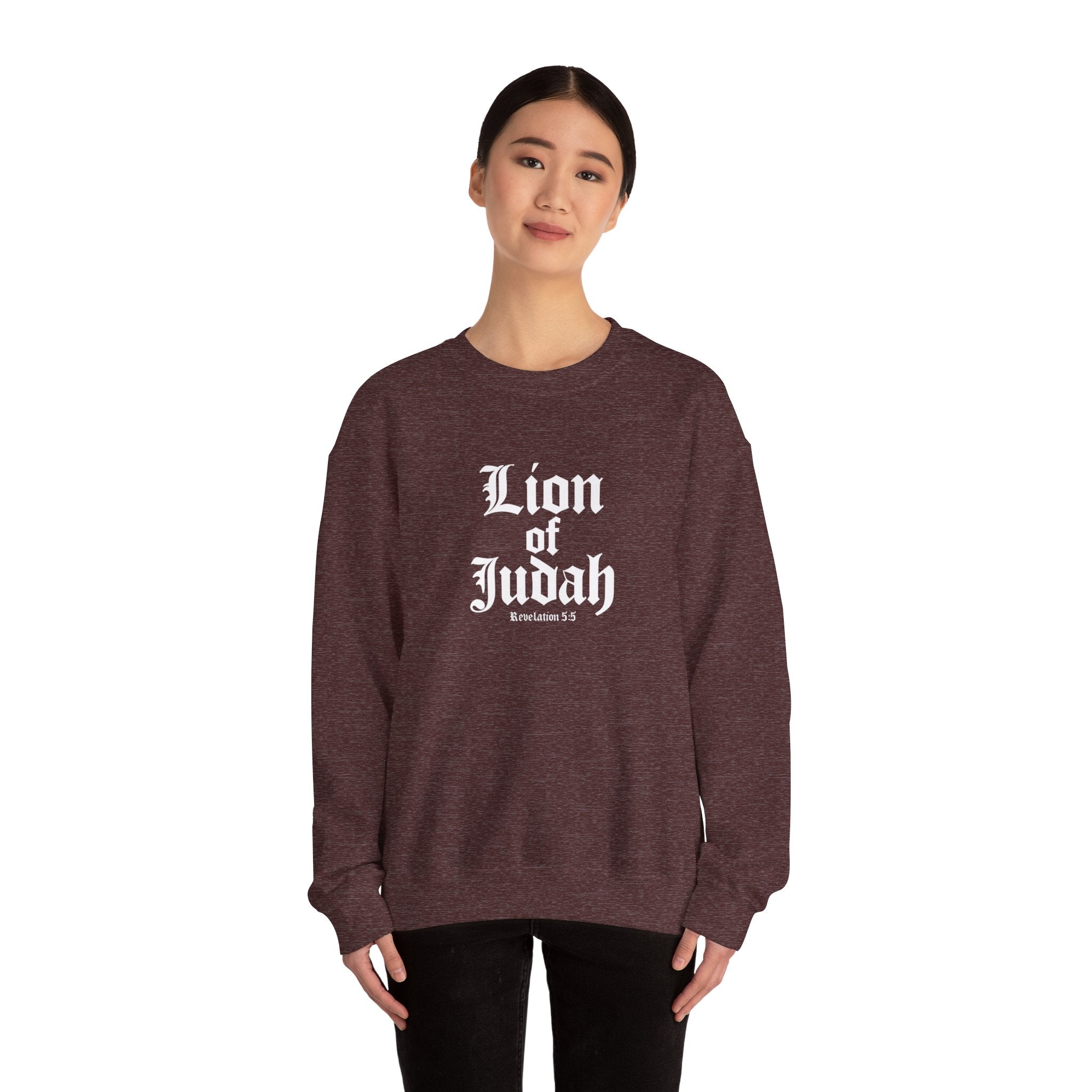 Lion of Judah Christian Gildan Unisex Sweatshirt | Crewneck Pullover | Christian Gift