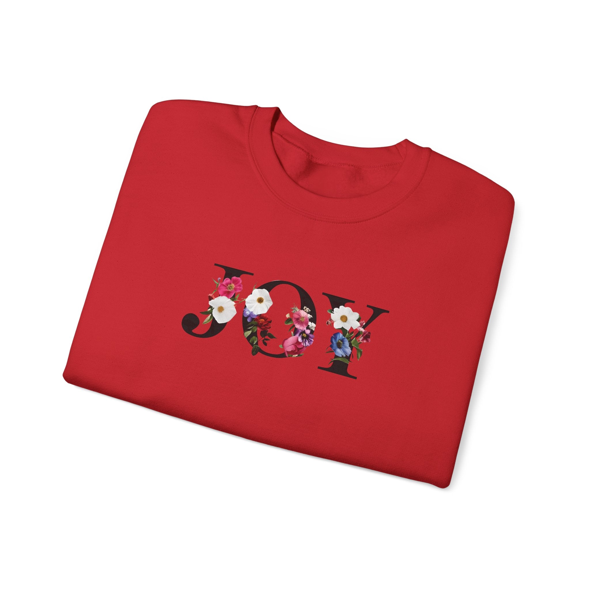 JOY Christian Gildan Unisex Crewneck Sweatshirt | Faith Top | Christian Gift