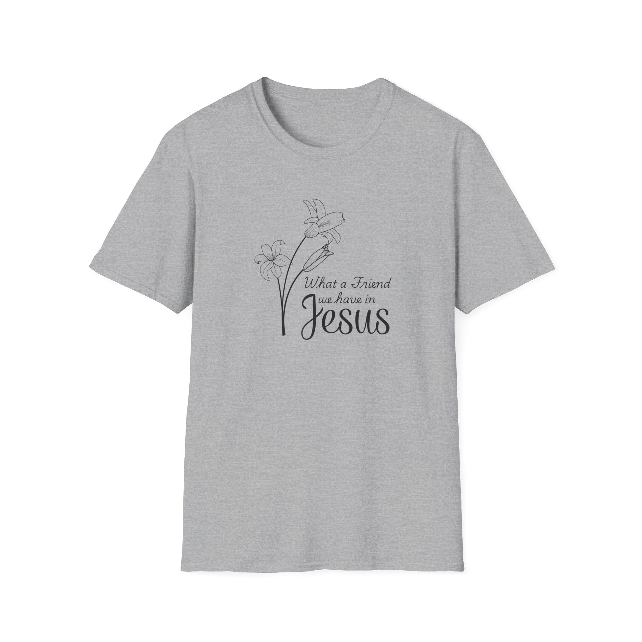 What a Friend We Have in Jesus Gildan Christian T-Shirt |  Faith Graphic Tee | Christian Gifts