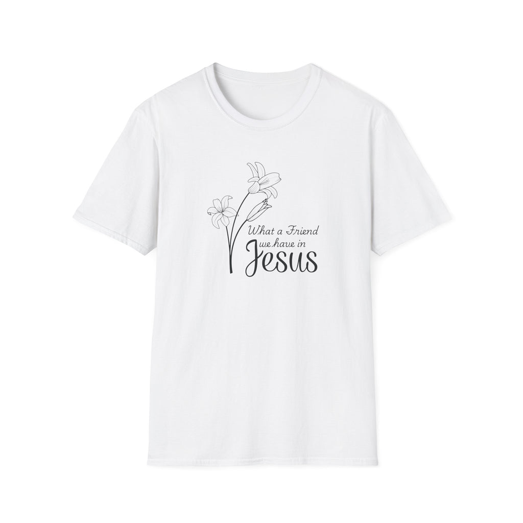 What a Friend We Have in Jesus Gildan Christian T-Shirt |  Faith Graphic Tee | Christian Gifts