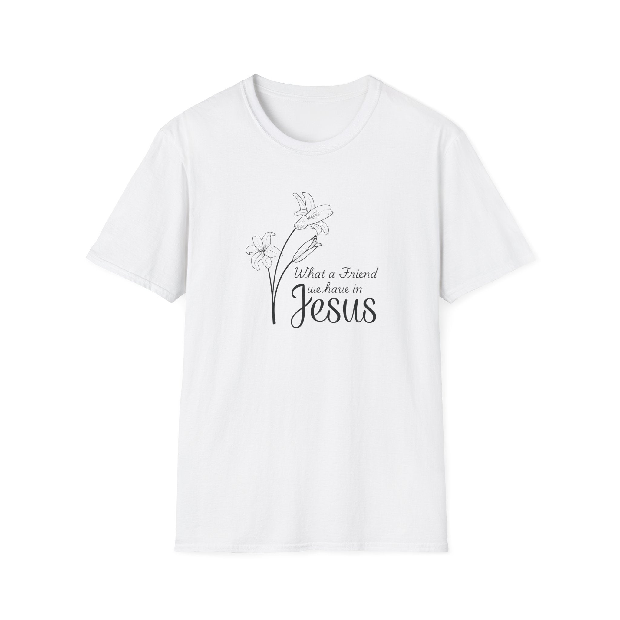 What a Friend We Have in Jesus Gildan Christian T-Shirt |  Faith Graphic Tee | Christian Gifts