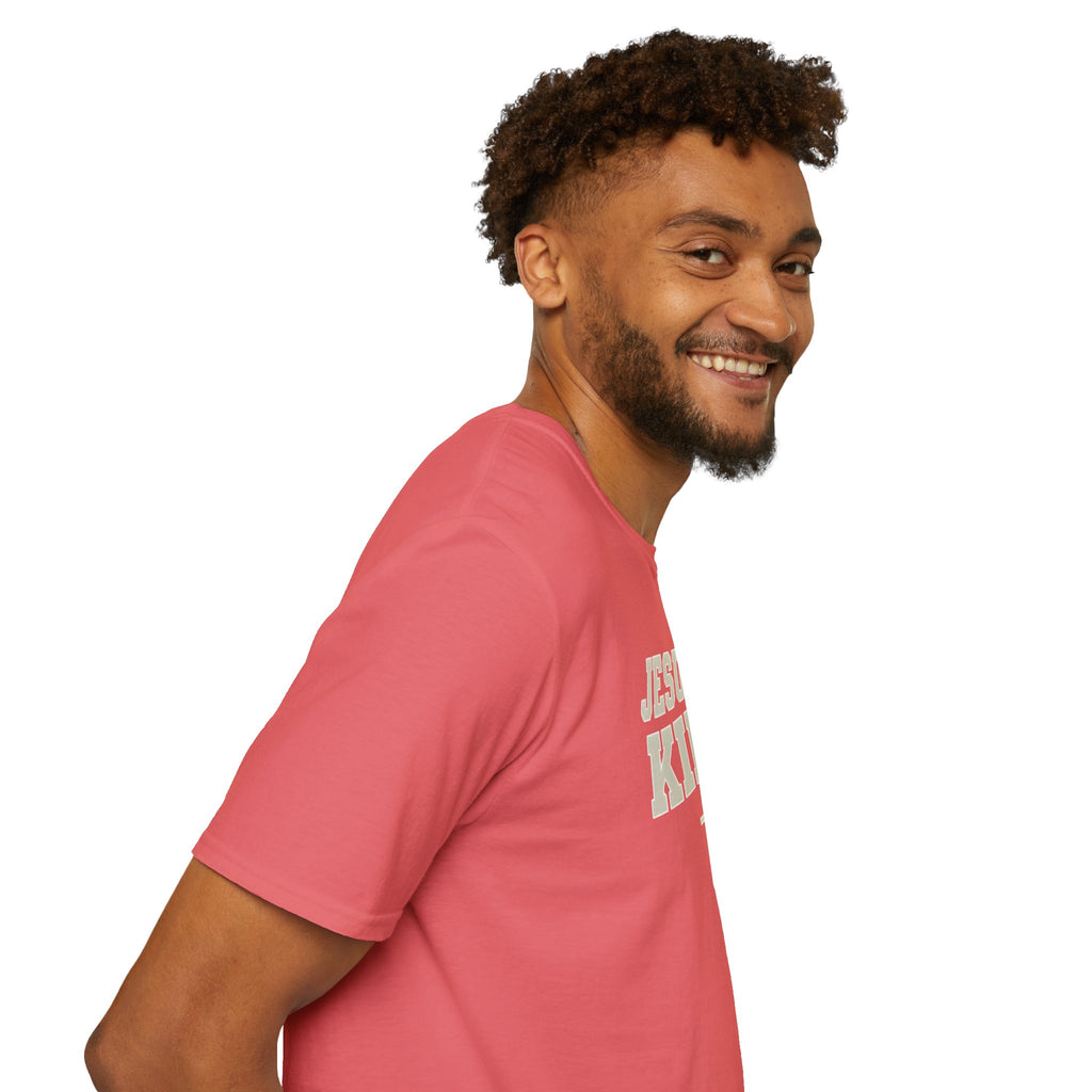 Jesus is King Unisex Gildan Softstyle T-Shirt | Christian Faith Apparel | Christian Gifts