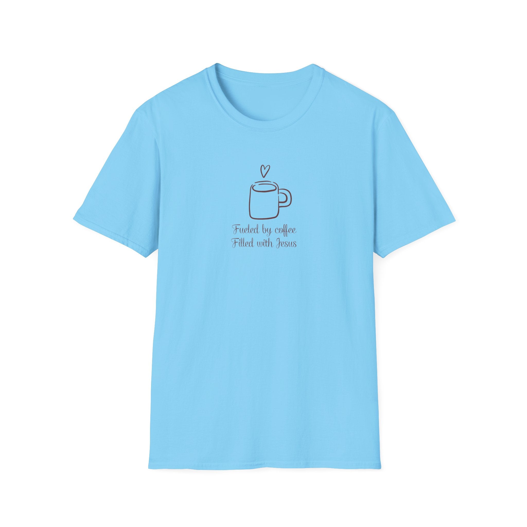 Christian Coffee and Jesus Gildan Unisex Tshirt | Faith Based Graphic Tee | Christian Gift