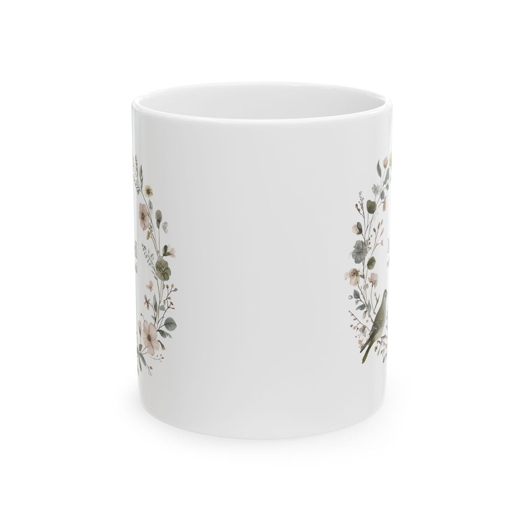 It Is Well With My Soul Christian Coffee Mug | Floral | Christian Gift for her