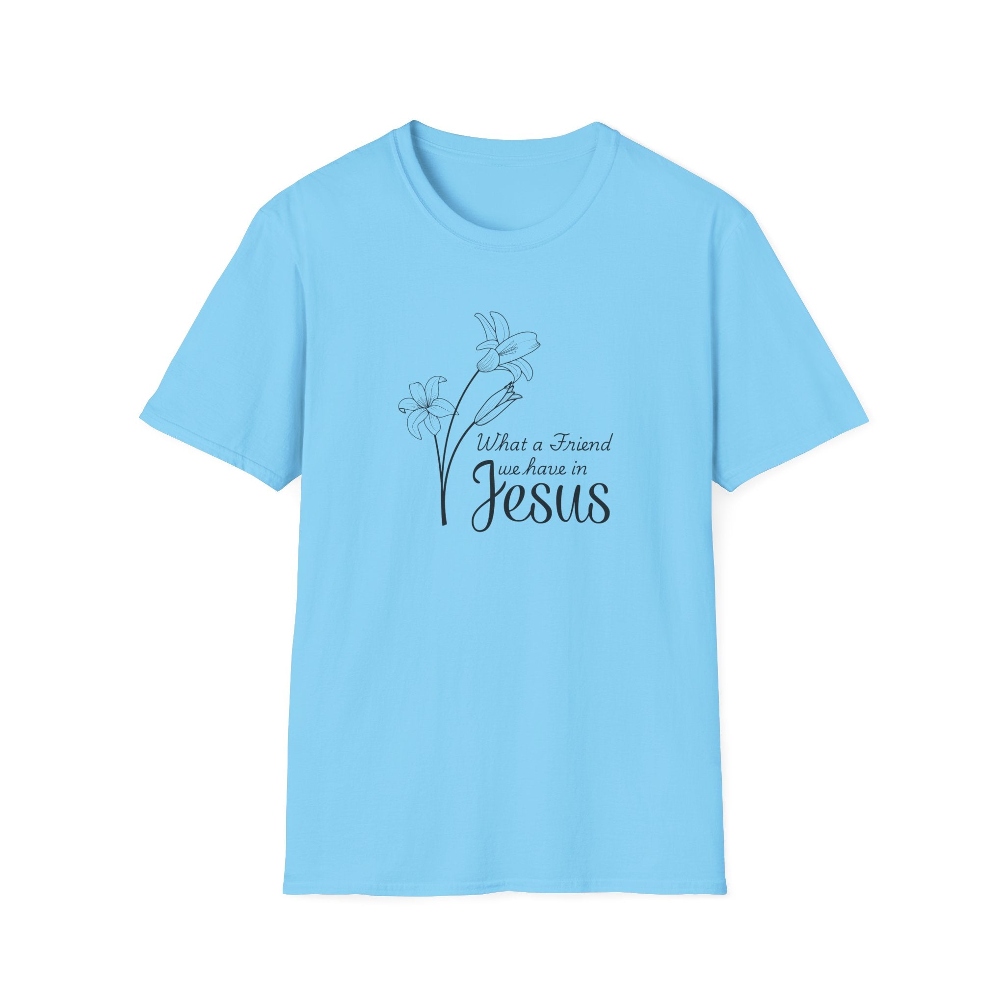 What a Friend We Have in Jesus Gildan Christian T-Shirt |  Faith Graphic Tee | Christian Gifts
