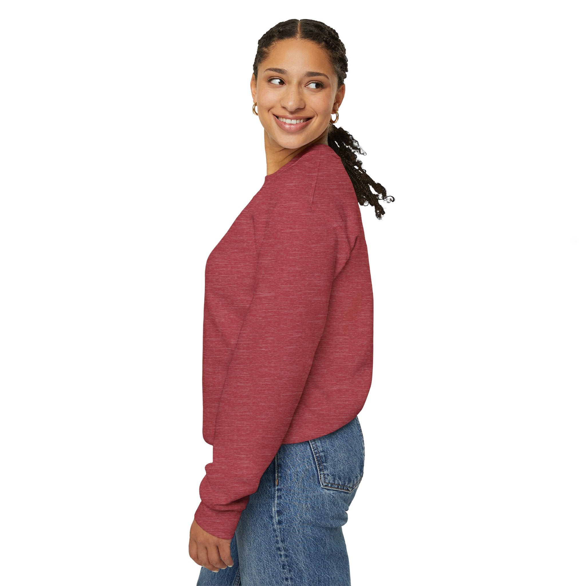 Walk By Faith Floral Gildan Crewneck Unisex Christian Sweatshirt