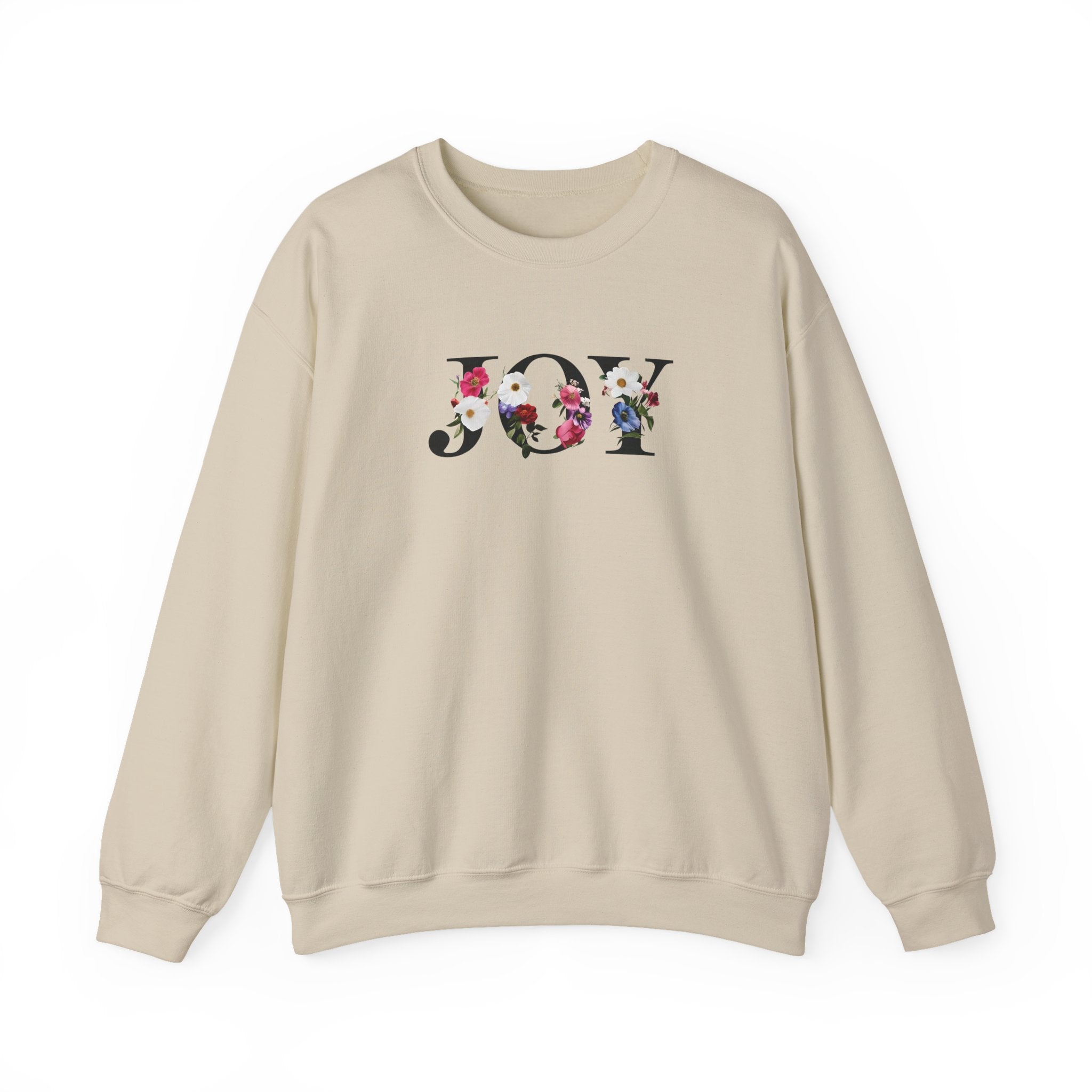 JOY Christian Gildan Unisex Crewneck Sweatshirt | Faith Top | Christian Gift