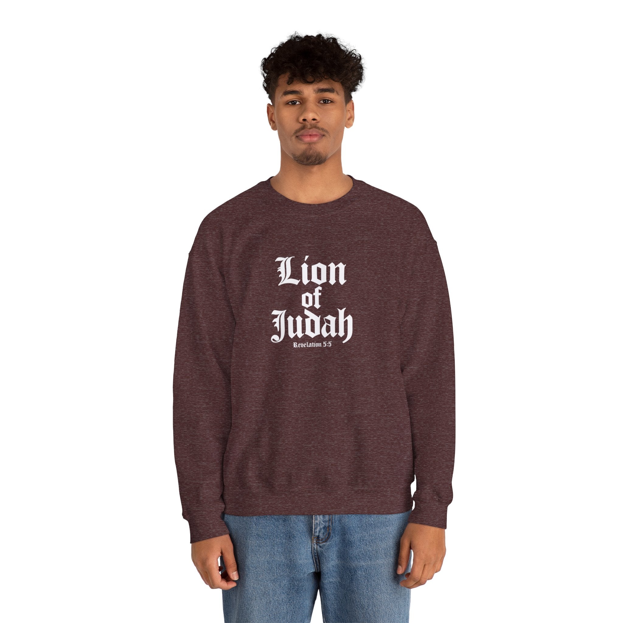 Lion of Judah Christian Gildan Unisex Sweatshirt | Crewneck Pullover | Christian Gift