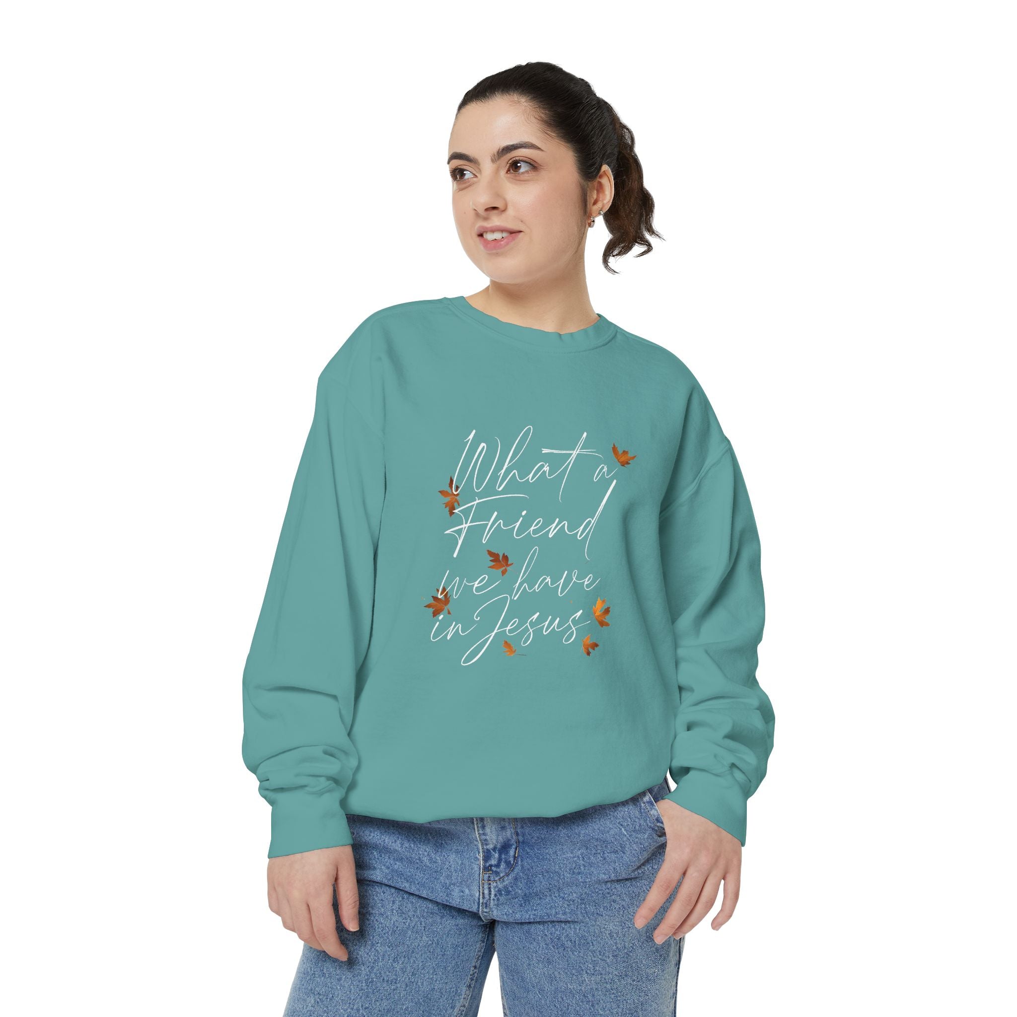 What a Friend We Have in Jesus Sweatshirt | Christian Unisex Pullover | Faith