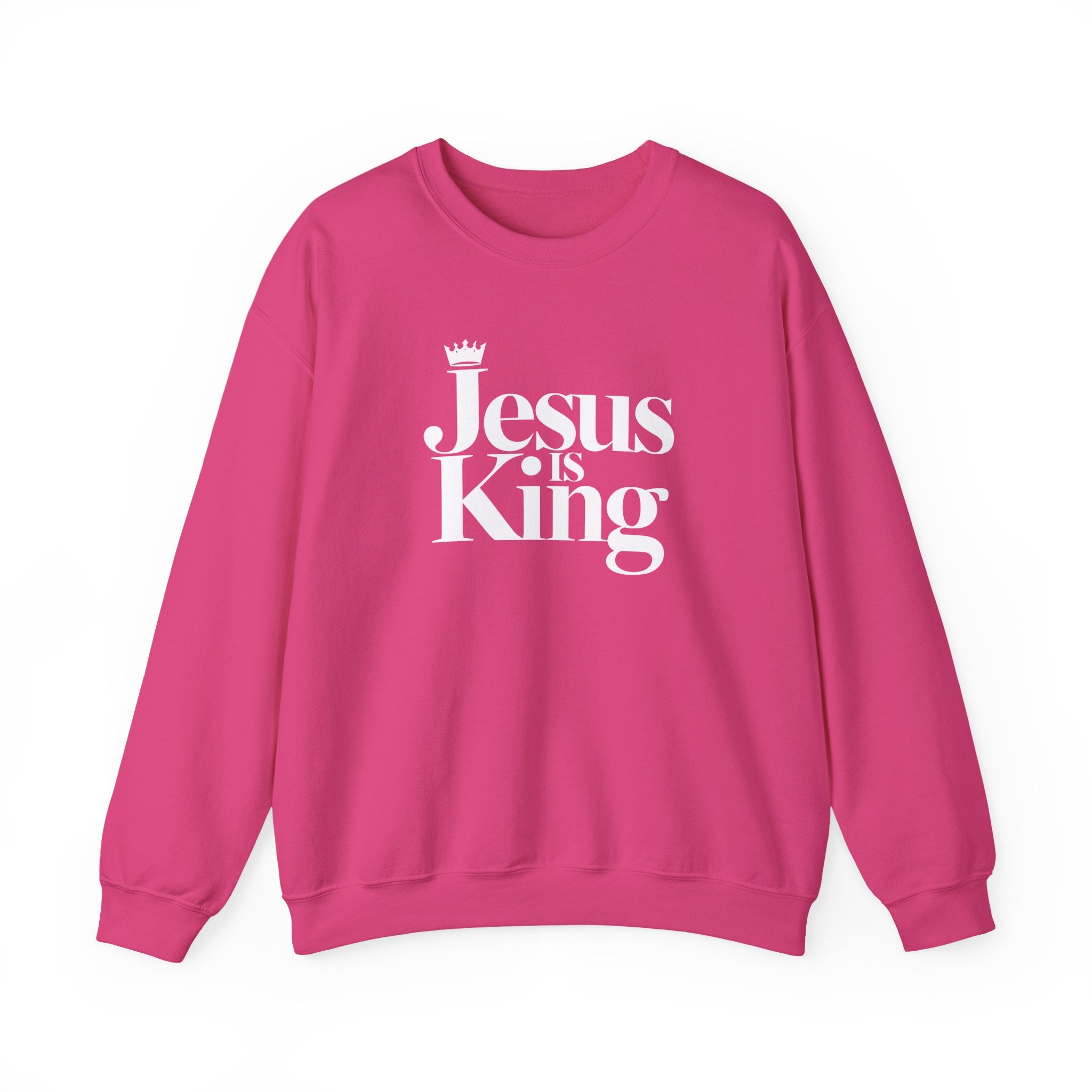 Jesus Is King Sweatshirt — Christian Faith Crewneck