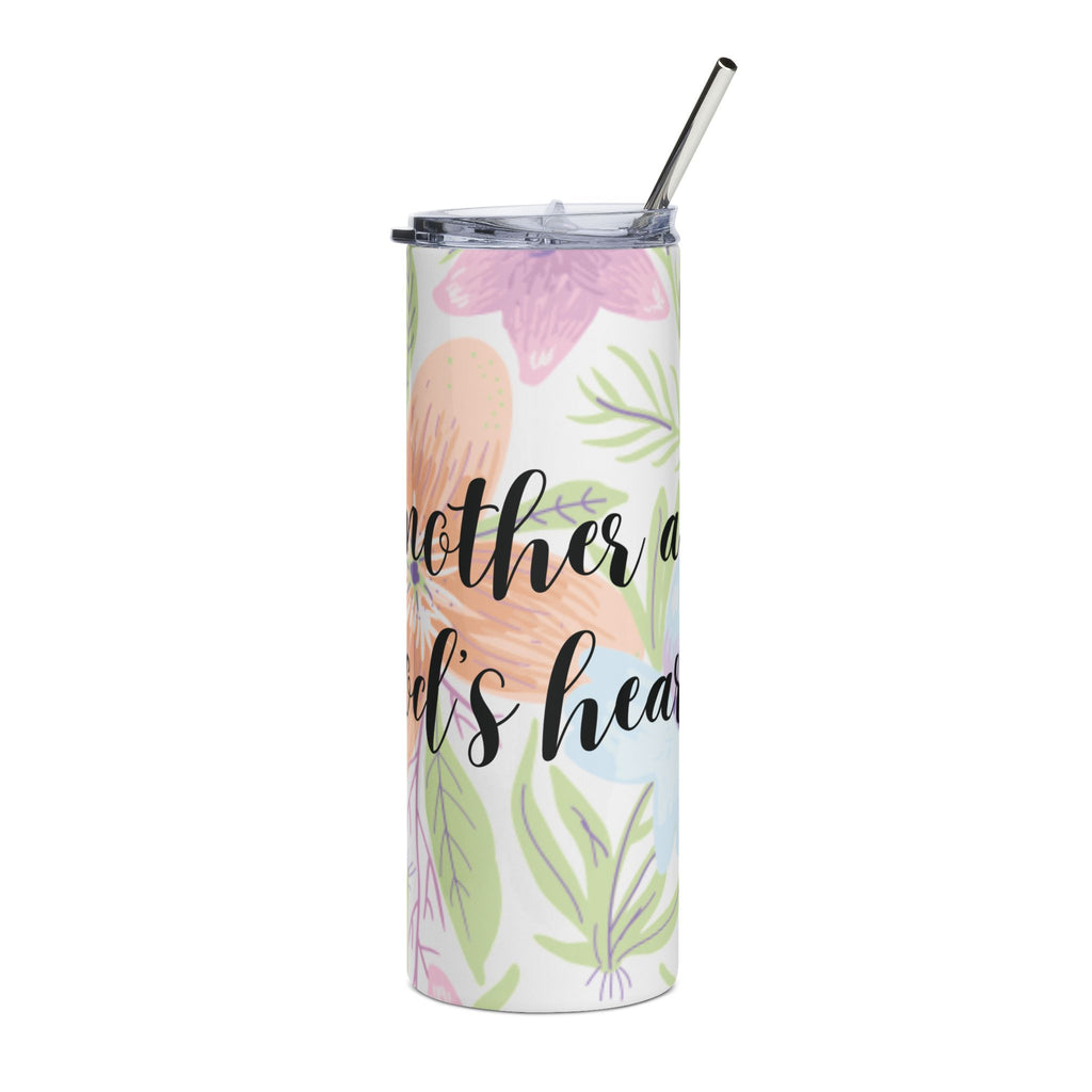A Mother After God’s Heart 20 oz Tumbler | Christian Mom Gift | Floral Stainless Steel Travel Cup