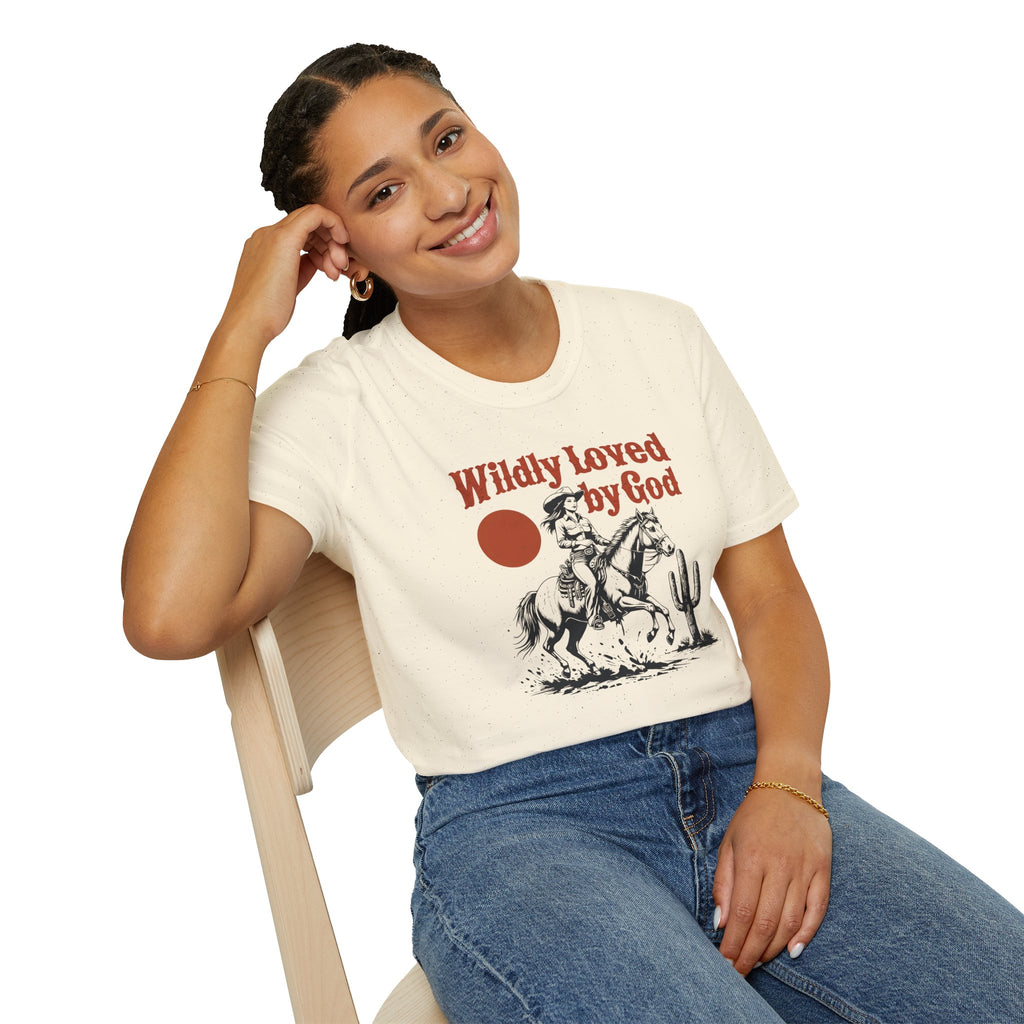 Wildly Loved by God Christian Gildan T-Shirt | Women’s Faith Shirt | Religious Gift Tee