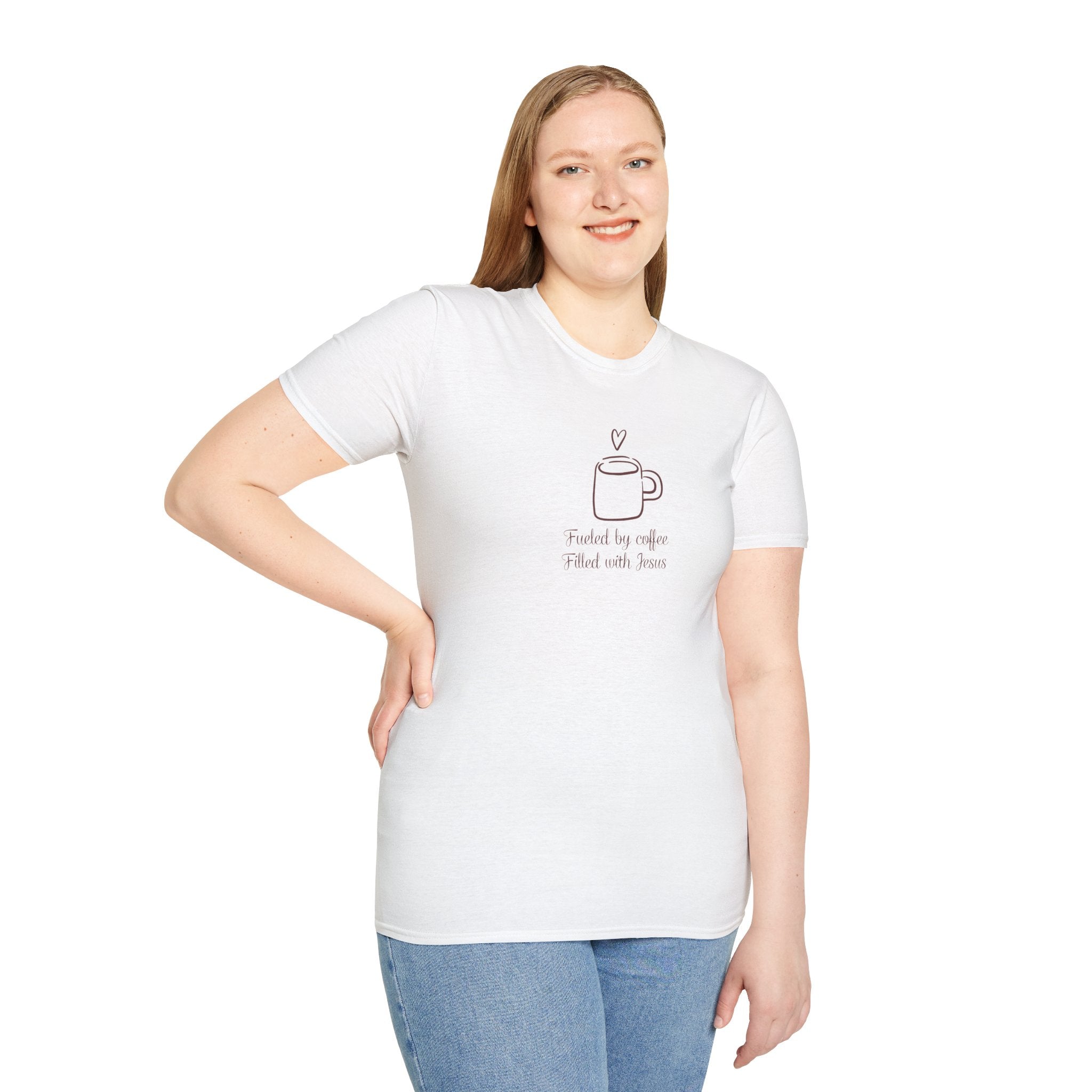 Christian Coffee and Jesus Gildan Unisex Tshirt | Faith Based Graphic Tee | Christian Gift