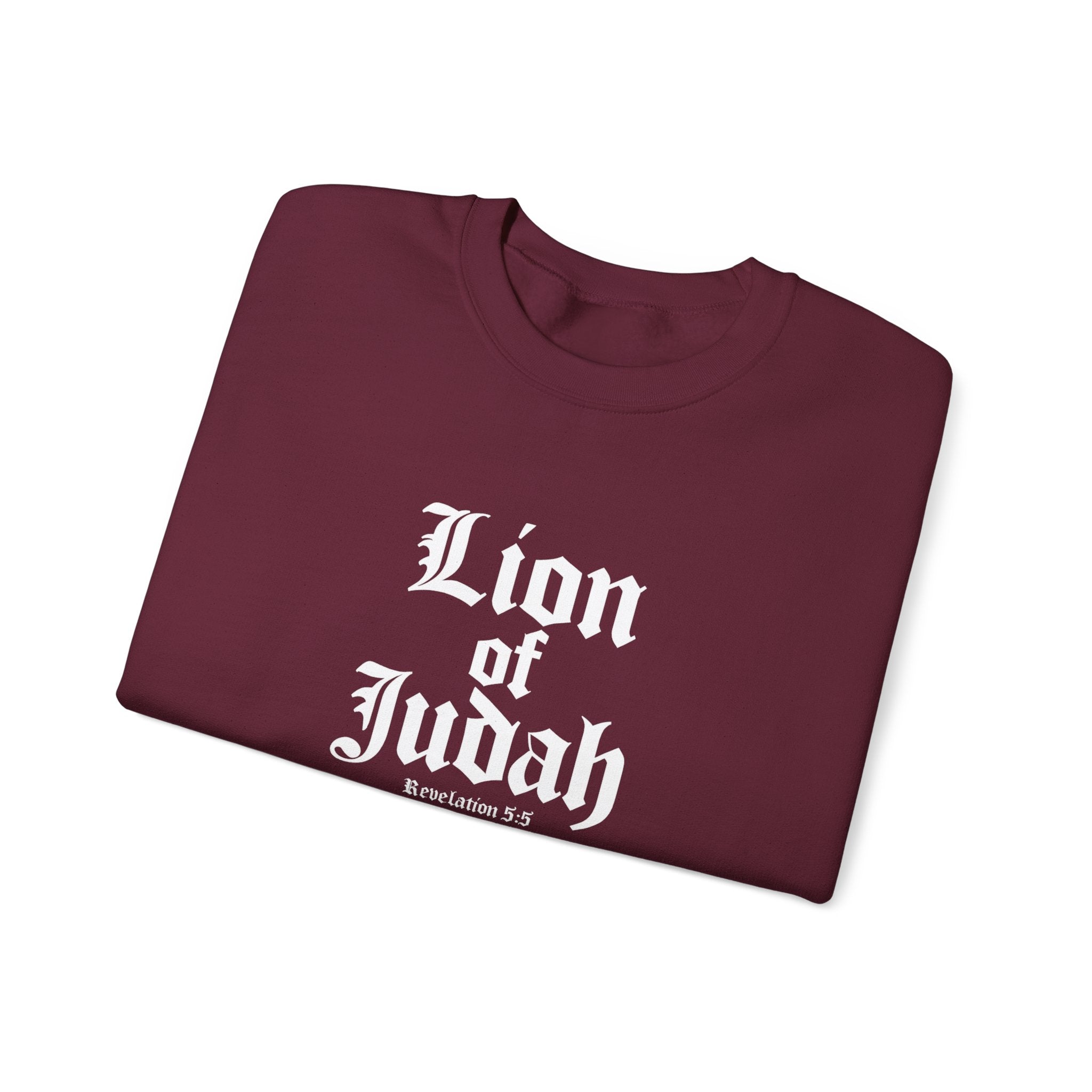 Lion of Judah Christian Gildan Unisex Sweatshirt | Crewneck Pullover | Christian Gift