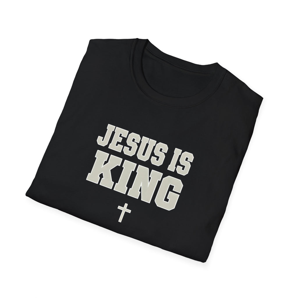Jesus is King Unisex Gildan Softstyle T-Shirt | Christian Faith Apparel | Christian Gifts
