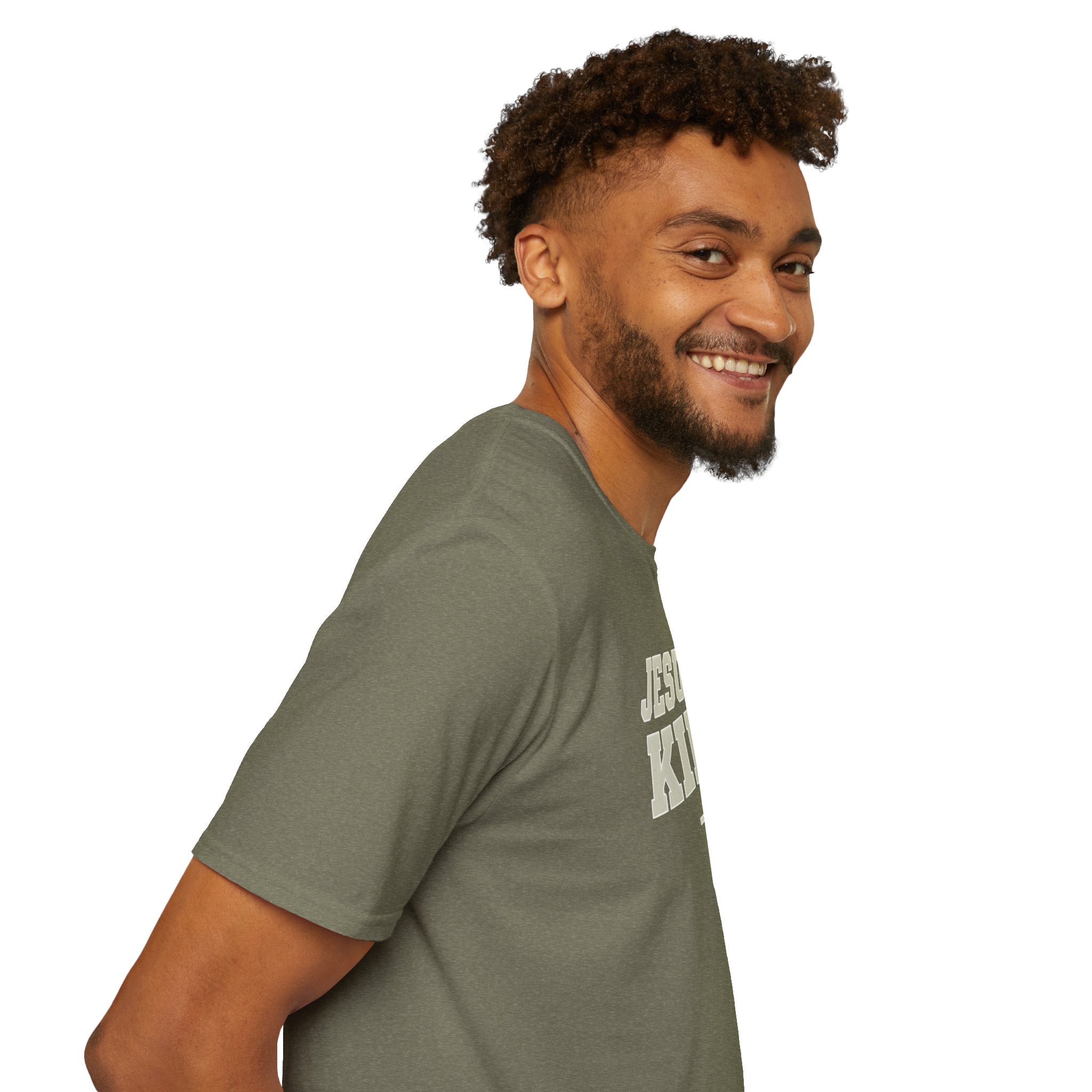 Jesus is King Unisex Gildan Softstyle T-Shirt | Christian Faith Apparel | Christian Gifts