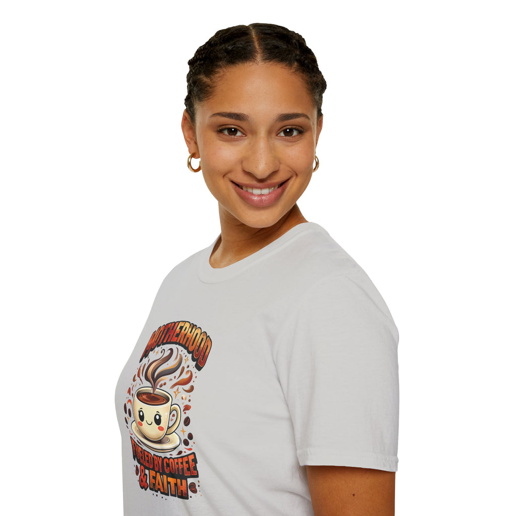 Motherhood Fueled By Coffee & Faith Gildan tshirt | Christian Mom Shirt and gift