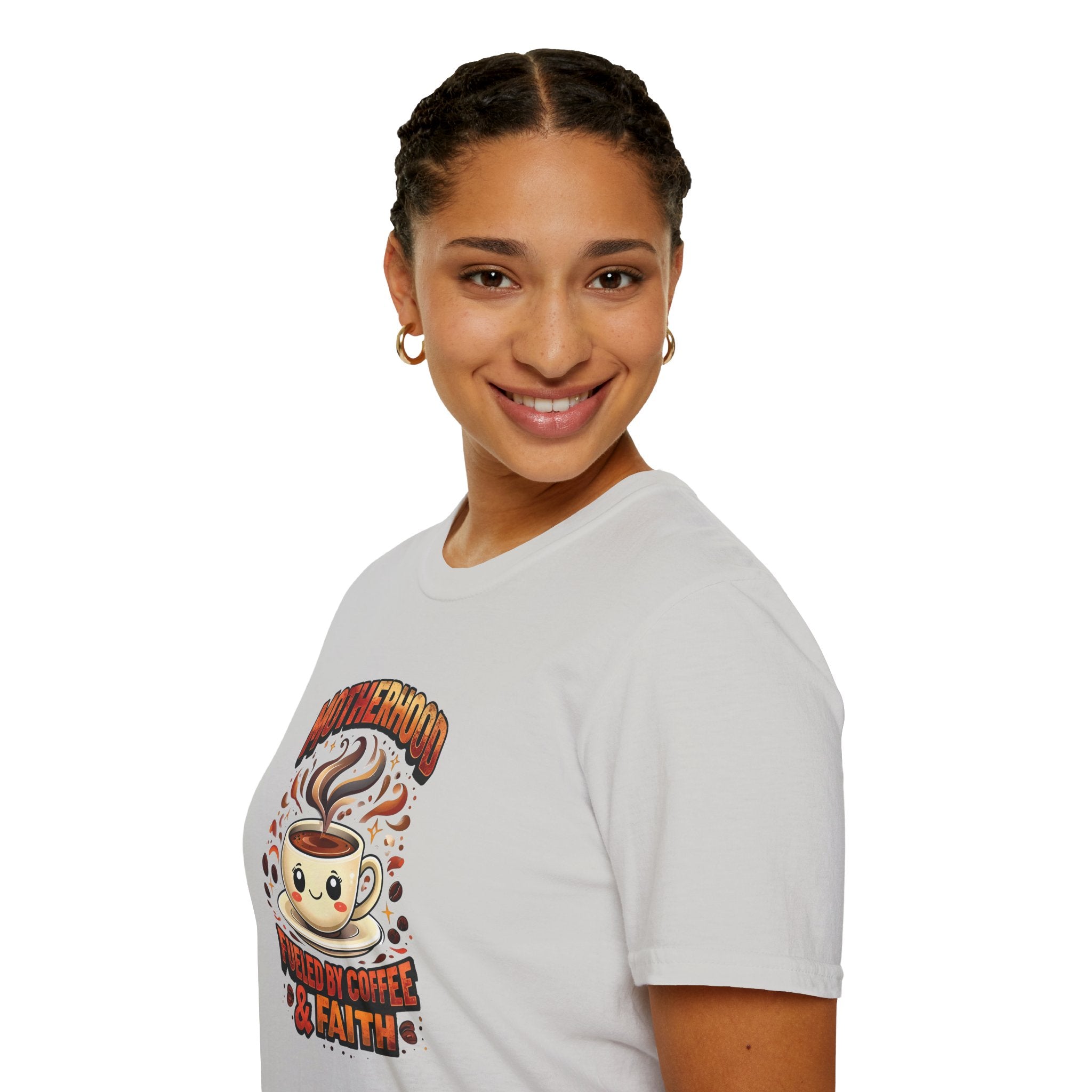 Motherhood Fueled By Coffee & Faith Gildan tshirt | Christian Mom Shirt and gift